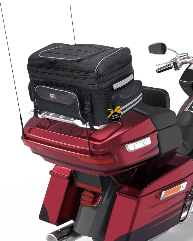 KEMIMOTO Tour-Pack borsa moto posteriore espandibile