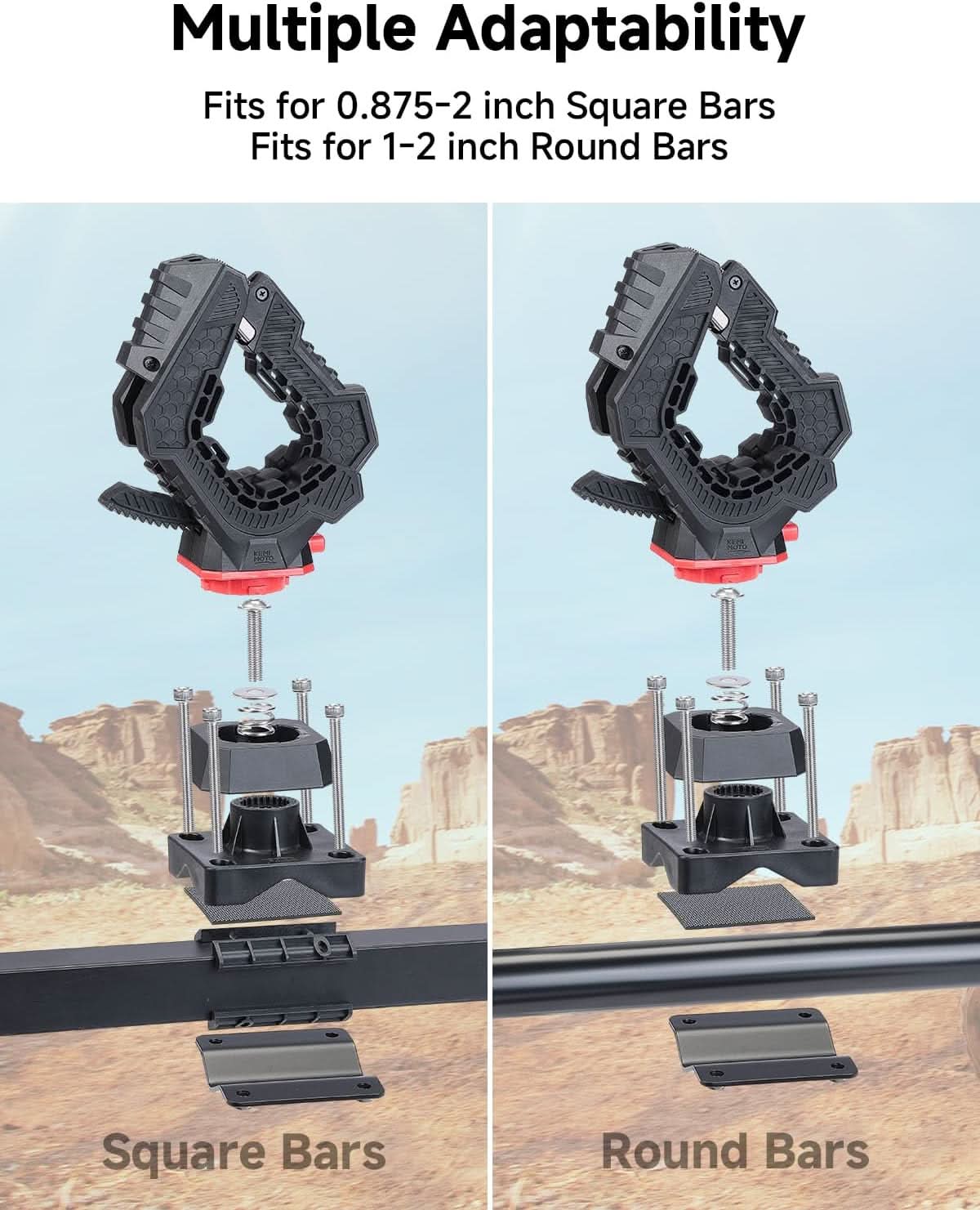 KEMIMOTO Porta Attrezzi Cricchetto ATV UTV Universale