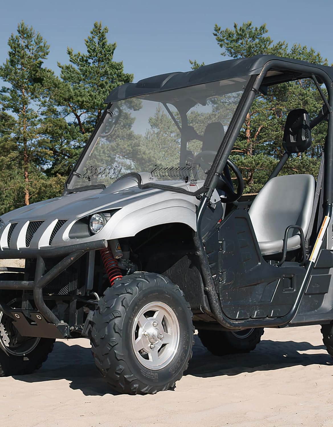 Kemimoto Rhino 450 660 700 parabrezza anteriore con prese aria