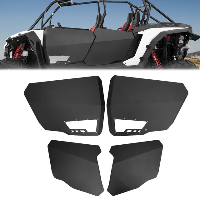 KEMIMOTO RZR XP 4 1000 mezze porte alluminio con finestra 4pz