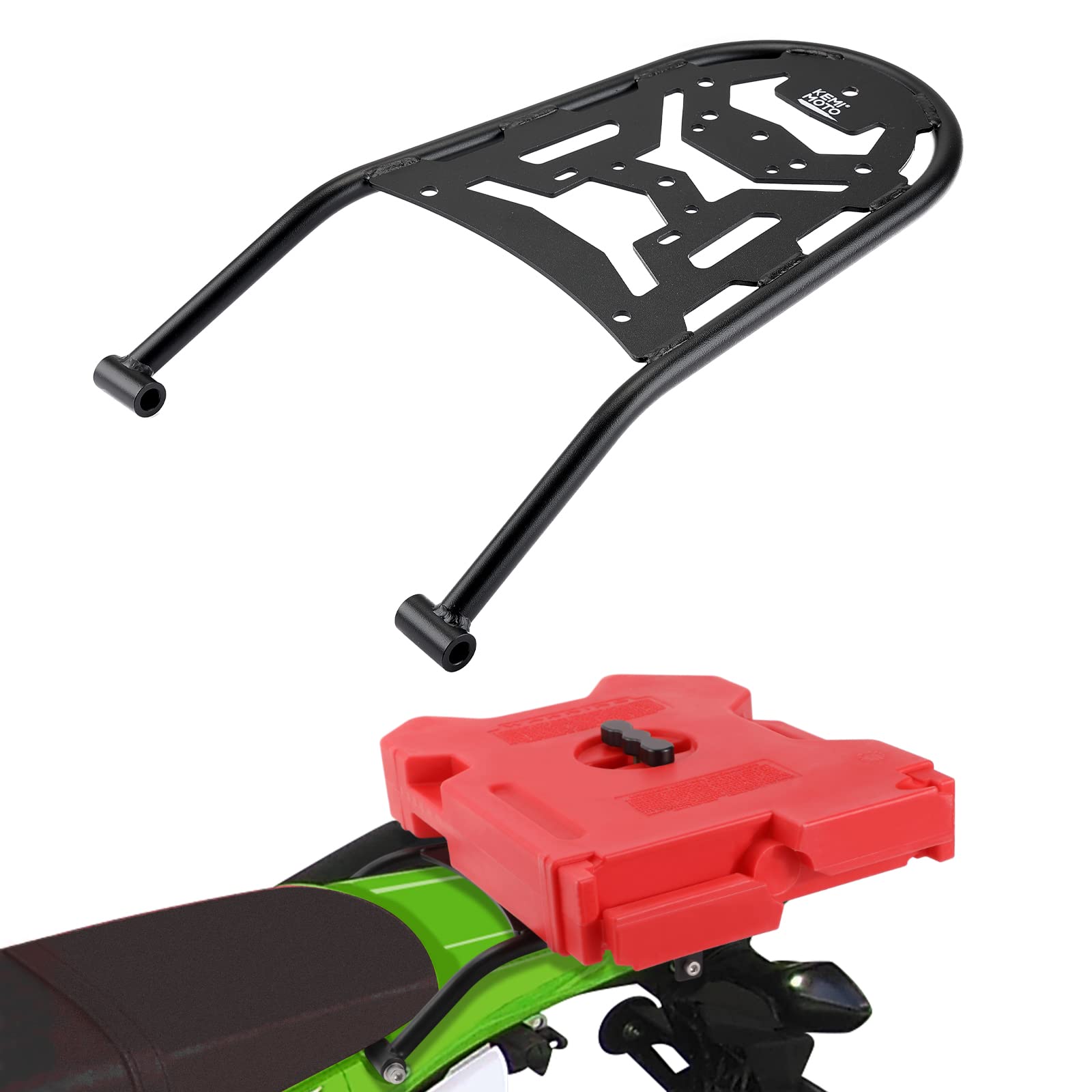 Kemimoto KLX300 portapacchi posteriore per KLX250S KLX300 nero