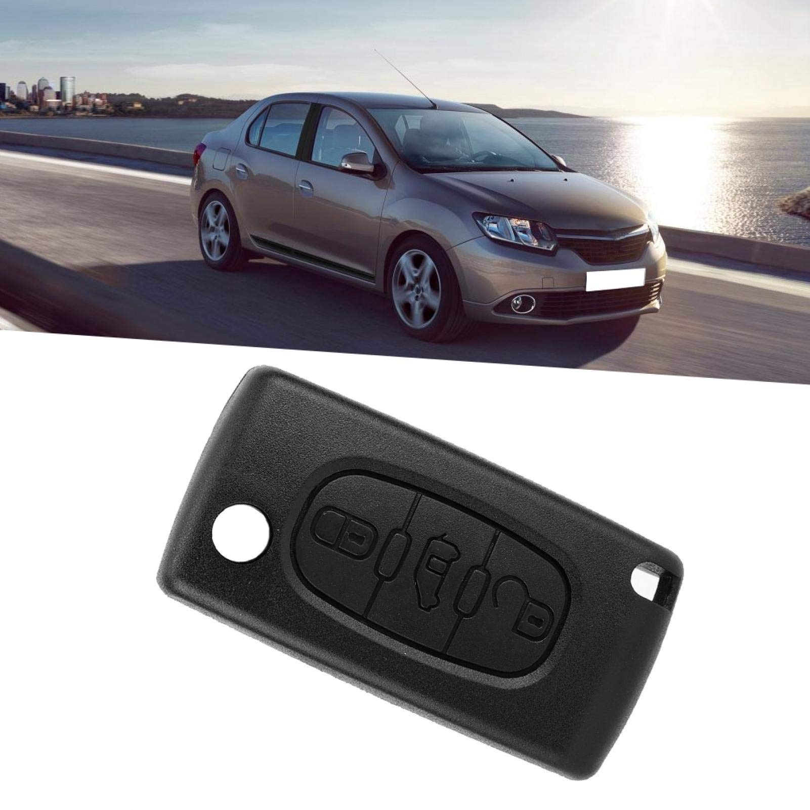 Kuuleyn HU83 custodia chiave auto 3 pulsanti Citroen Fiat