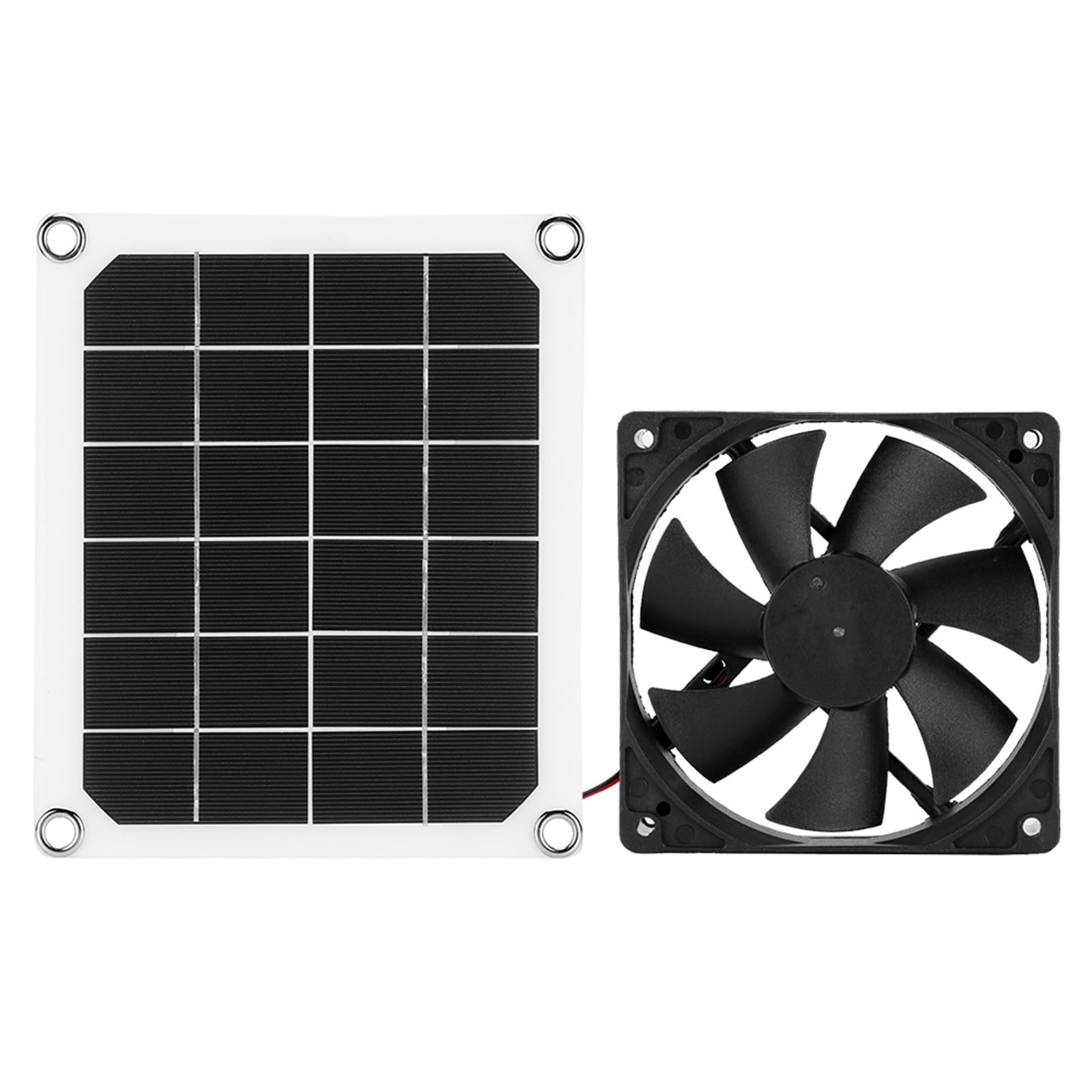 AOWINHIT 6V 10W ventola solare USB IP65 serra pollaio