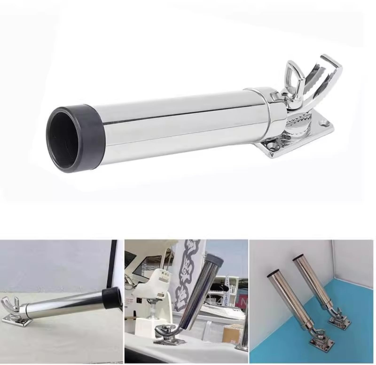 Kuuleyn portacanna barca inox 360 gradi
