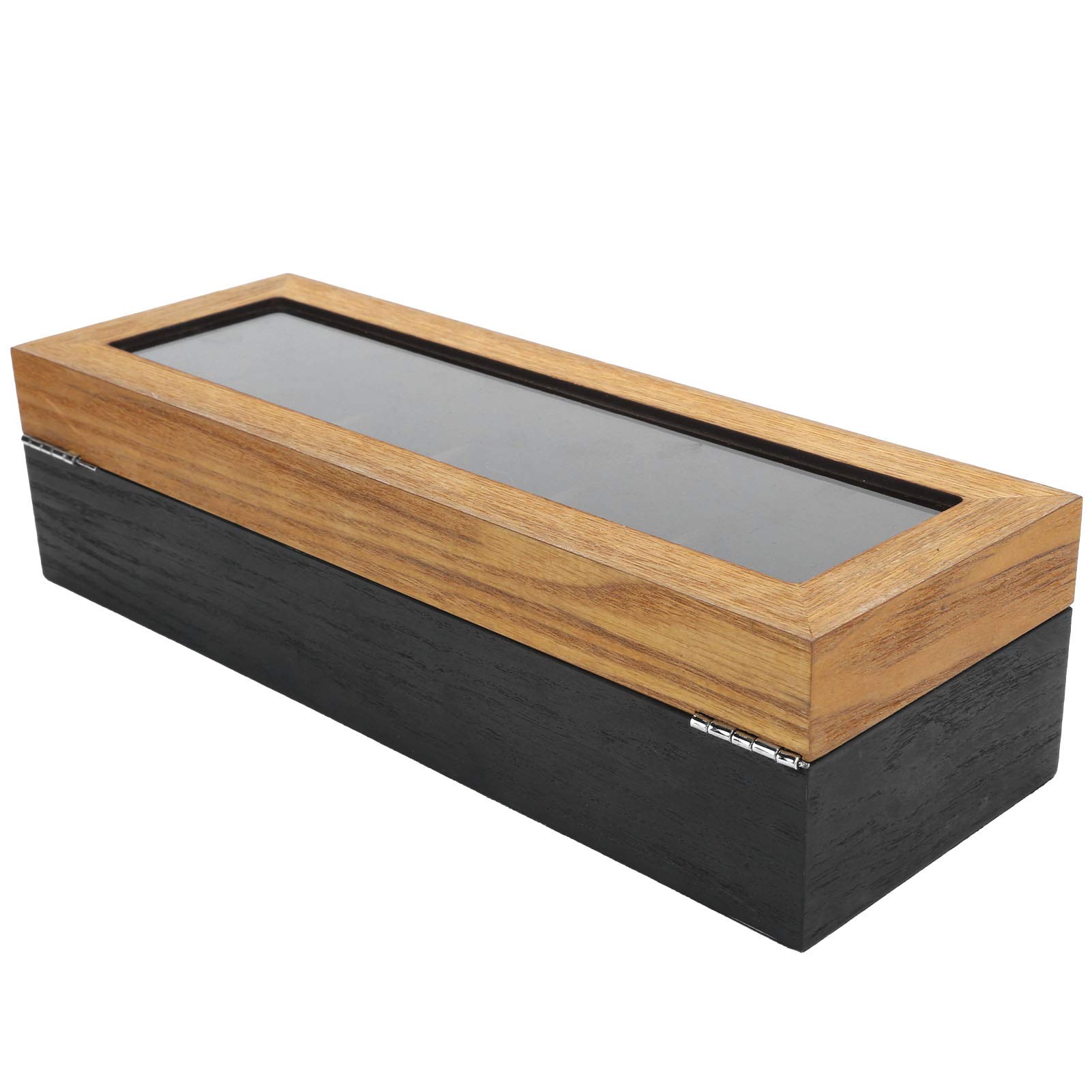 AOWINHIT Scatola Orologi Legno Massello 6 Slot con Vetro