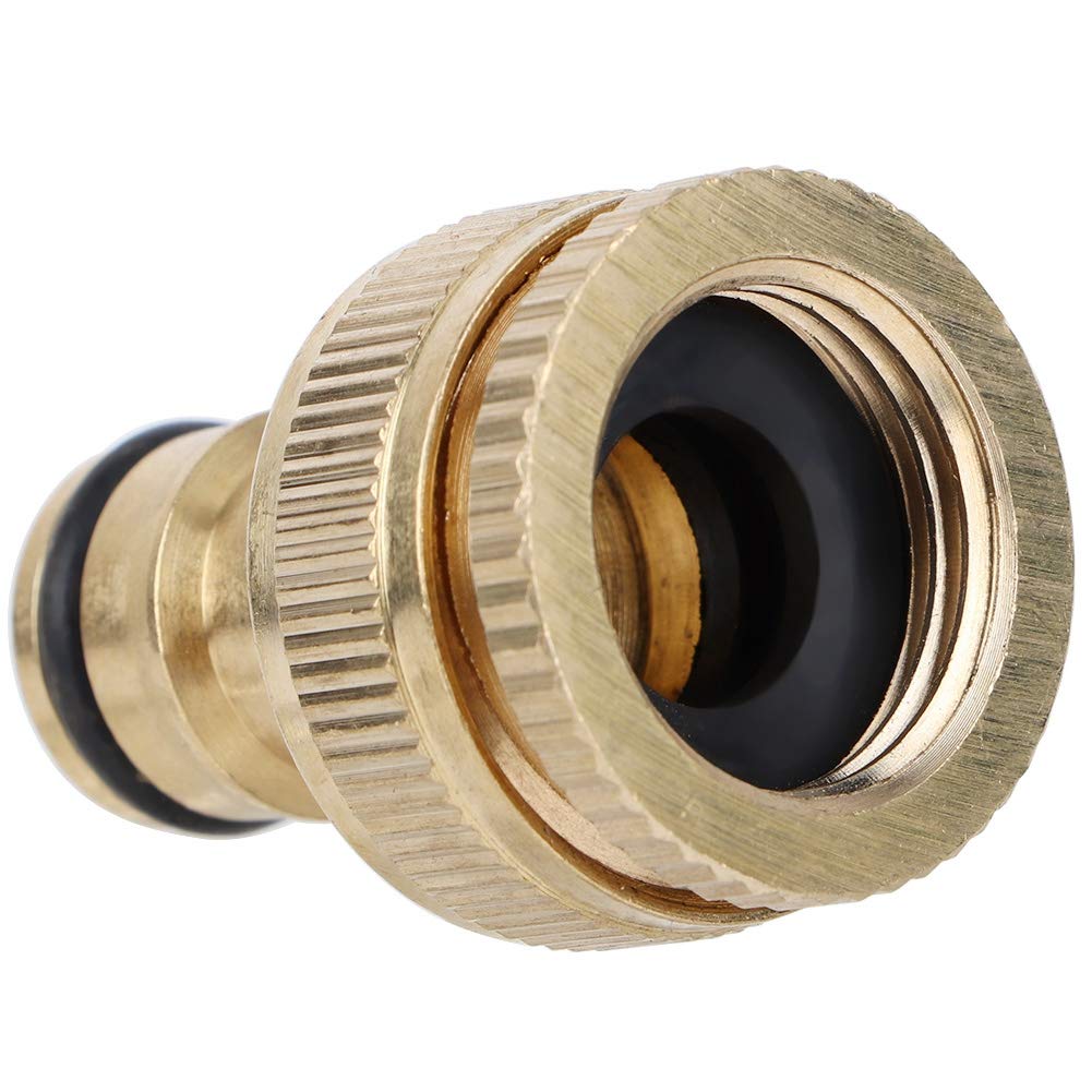 Kuuleyn Connettore Tubo 3/4 Ottone Giardino Rapido