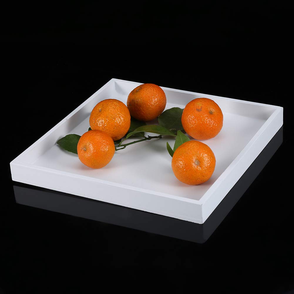 Kuuleyn vassoio in legno bianco 20x20 cm multiuso
