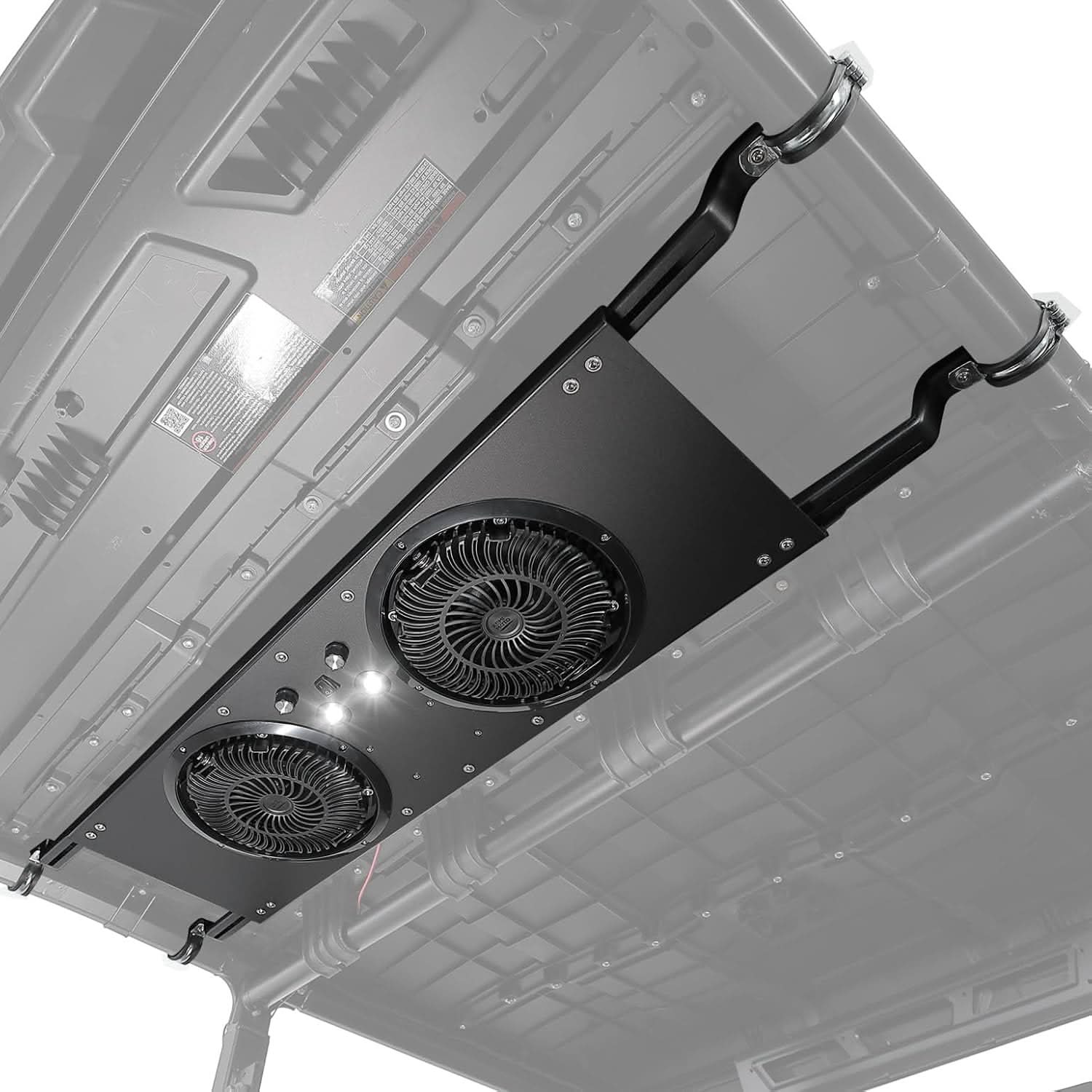 KEMIMOTO ventola tetto UTV 12V 930 CFM con luce LED