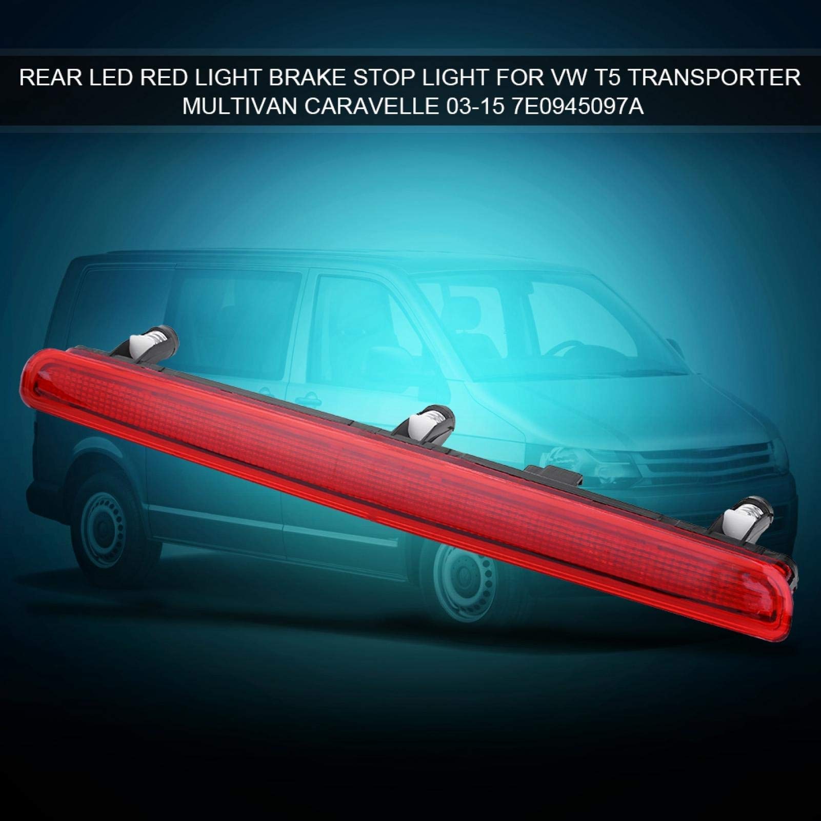 Kuuleyn 7E0945097A Terza Luce Stop LED VW T5 Rossa