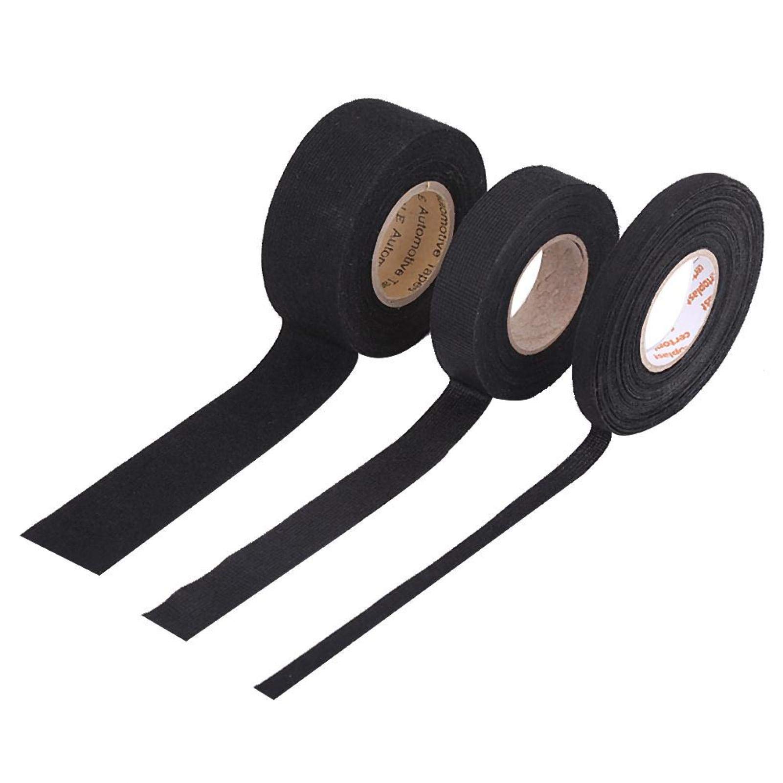 Kuuleyn Nastro Cablaggio Auto Nero 32 mm x 15 m