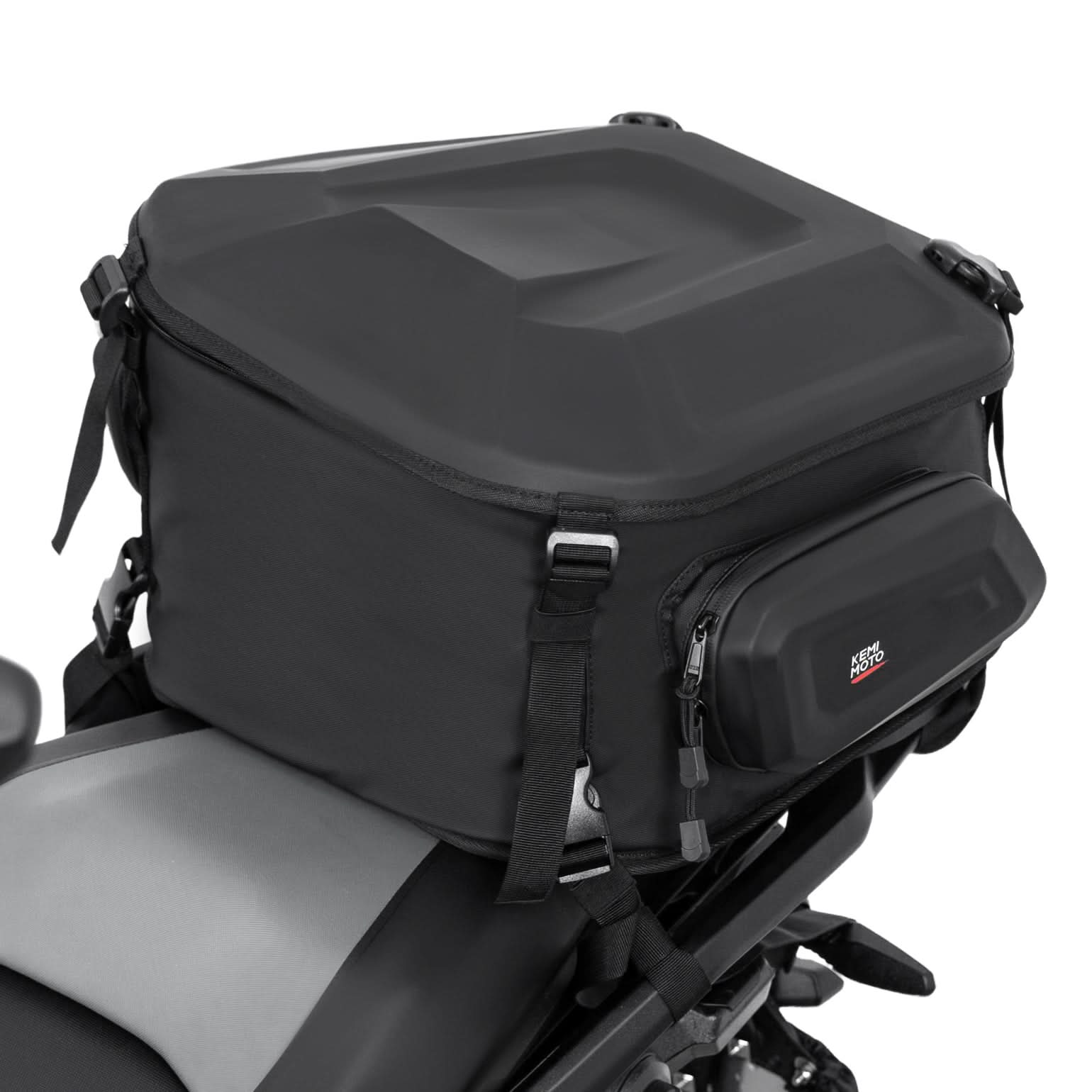 KEMIMOTO borsa posteriore moto rigida 23-35L impermeabile