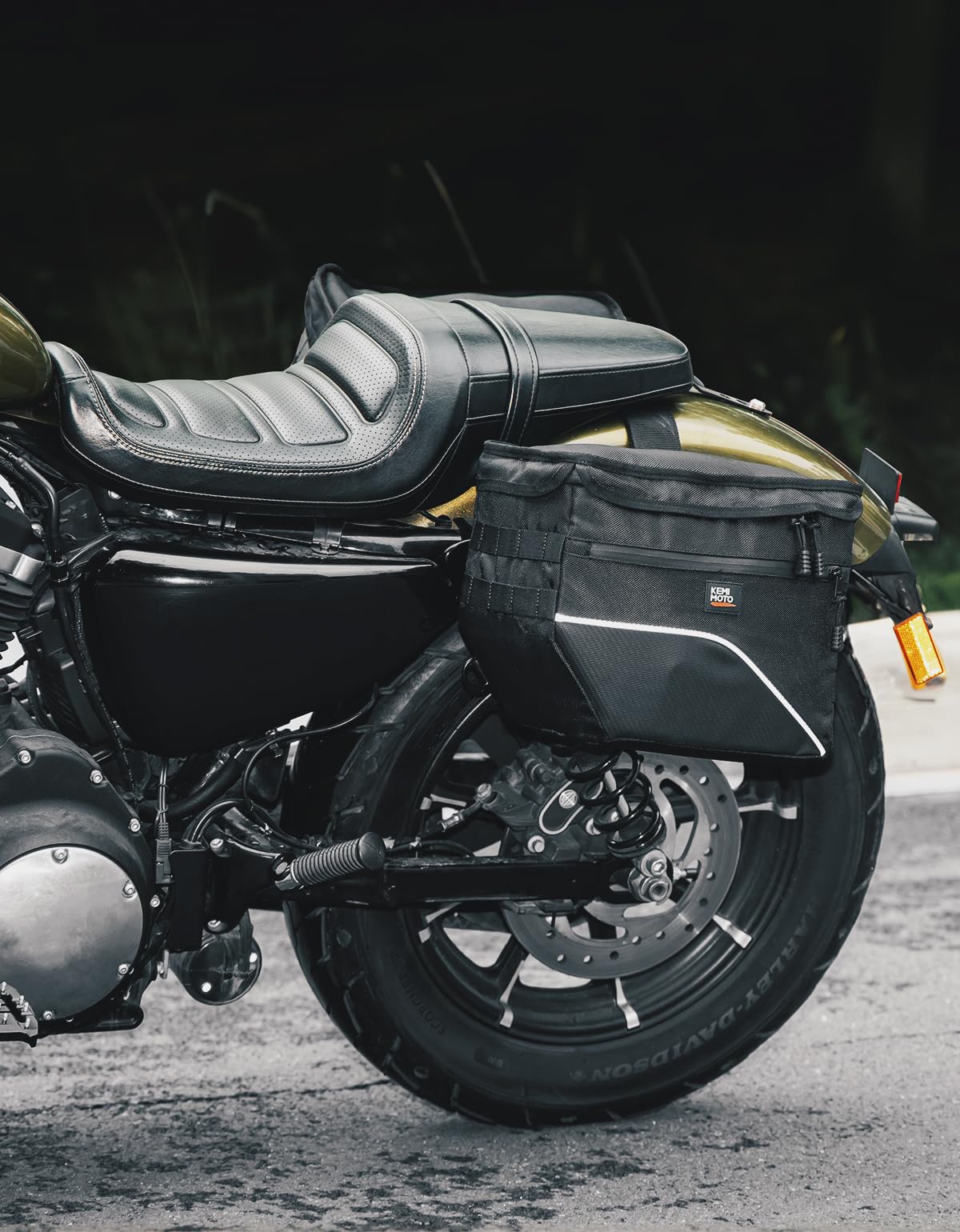 KEMIMOTO 26L borse laterali moto universali impermeabili