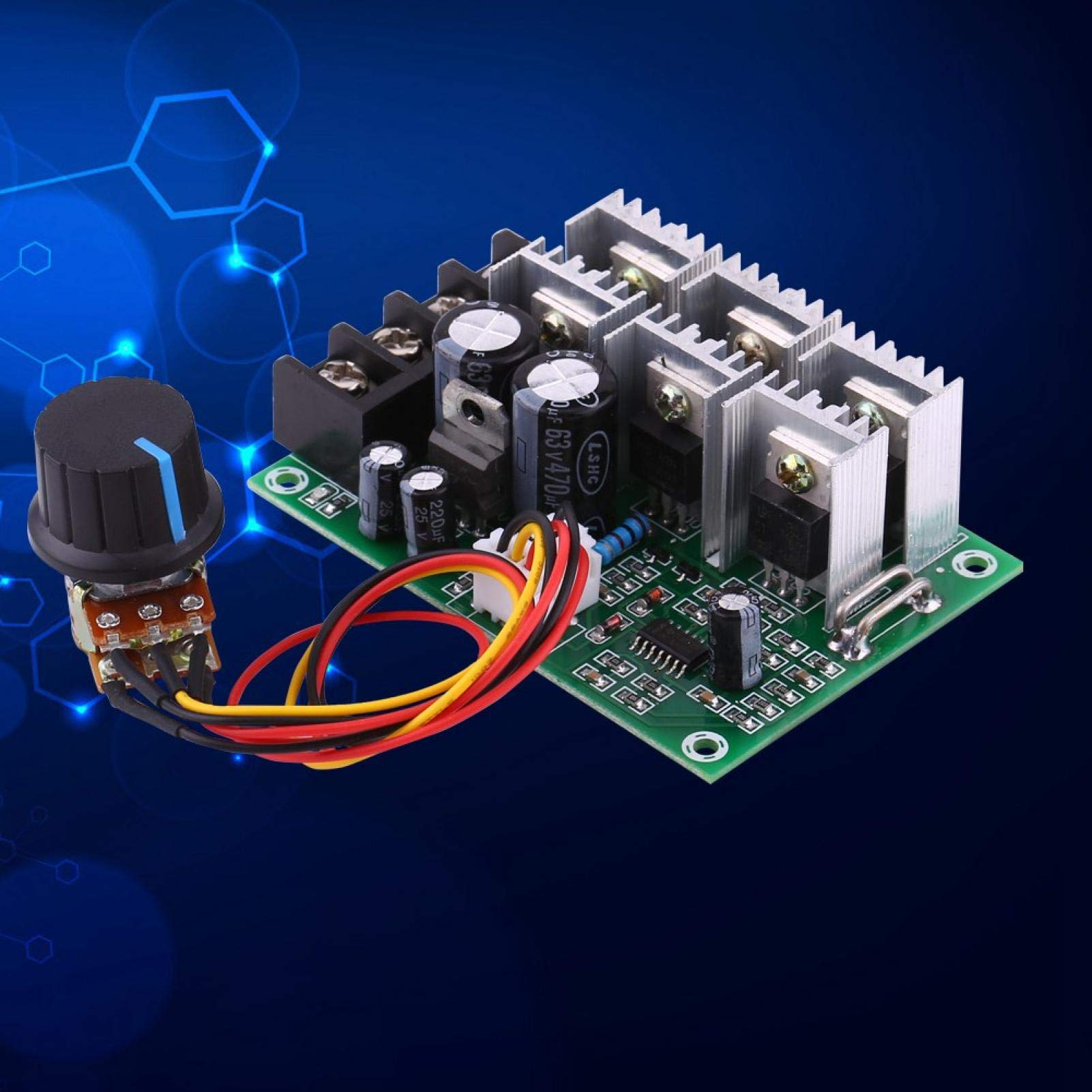 Kuuleyn Regolatore velocità motore DC 10-55V 40A