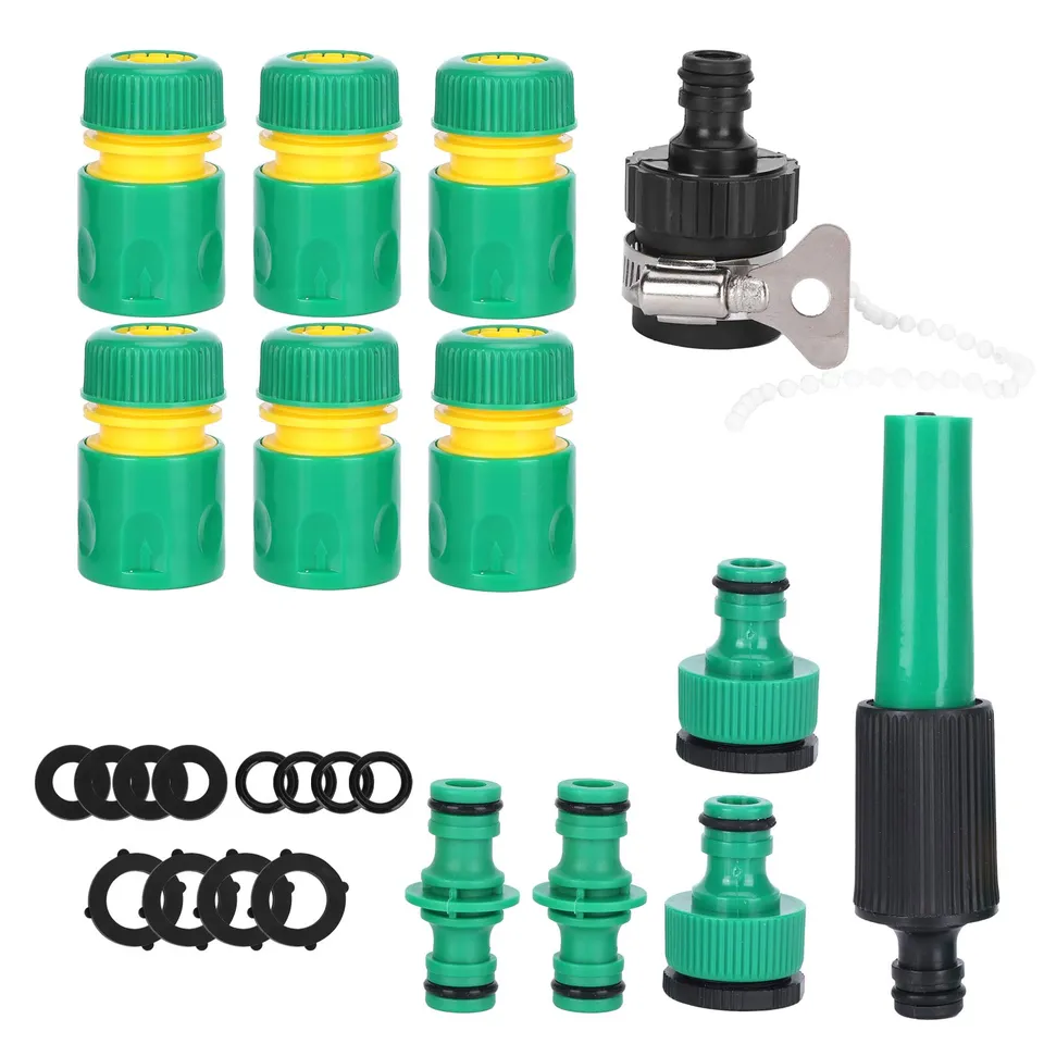 Kuuleyn Kit Irrigazione G1/2 Raccordi Tubo 24 Pezzi
