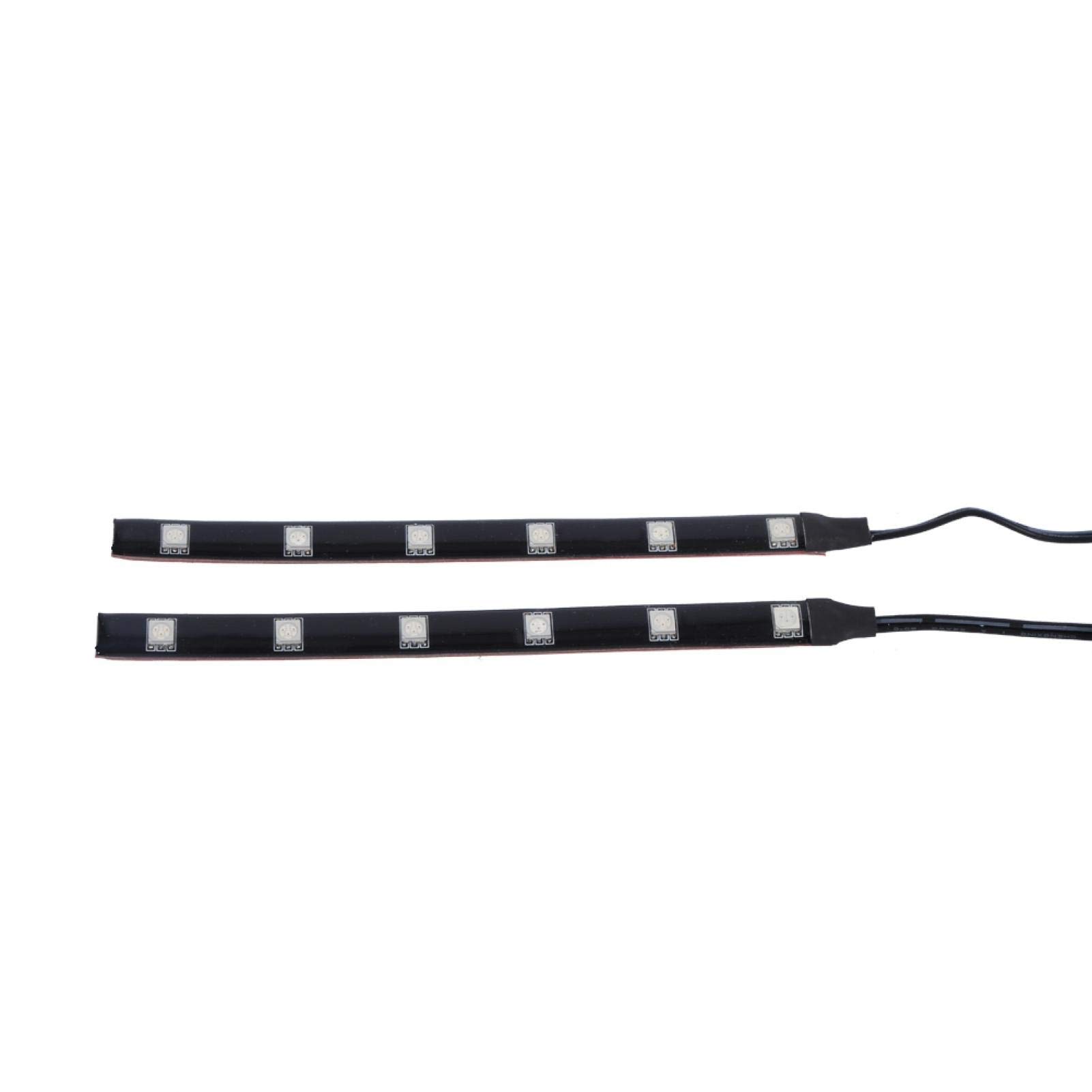 Kuuleyn 6LED 5050 frecce moto LED ambra 12V 2 pezzi