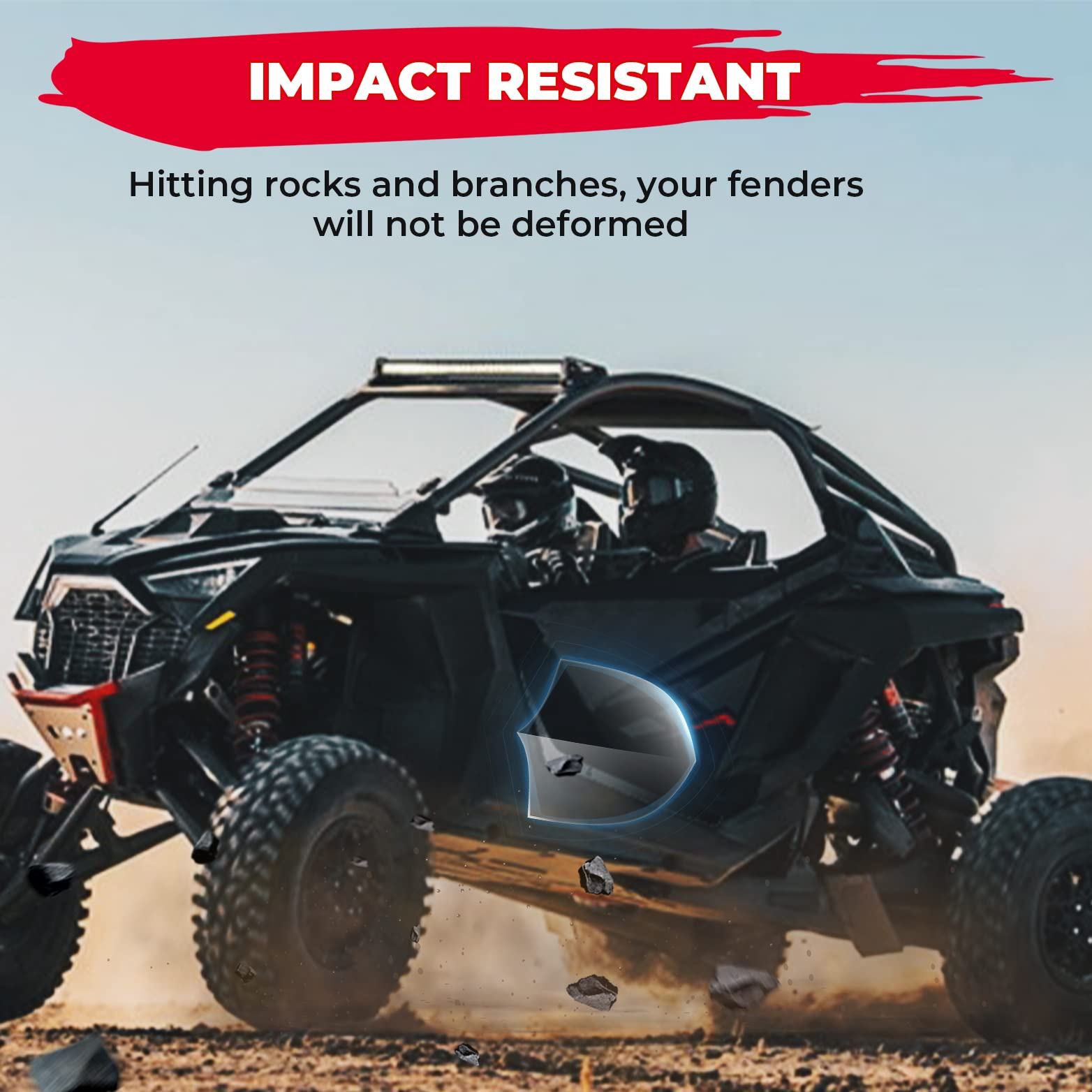 KEMIMOTO RZR PRO XP pannelli porta inferiori metallo