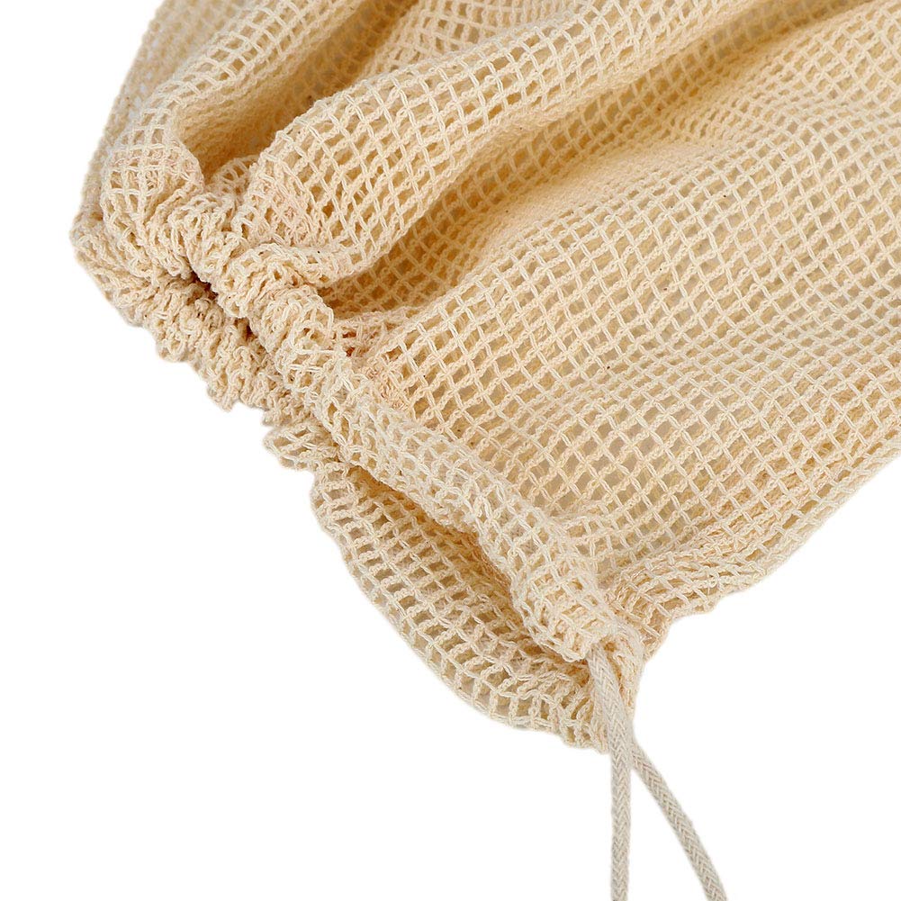 Kuuleyn Sacchetti rete cotone 9 pezzi con coulisse