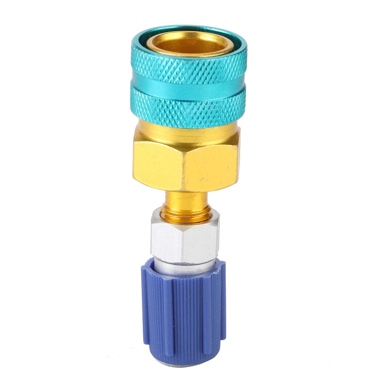 Kuuleyn QC1234L adattatore clima auto lato bassa R1234YF ottone