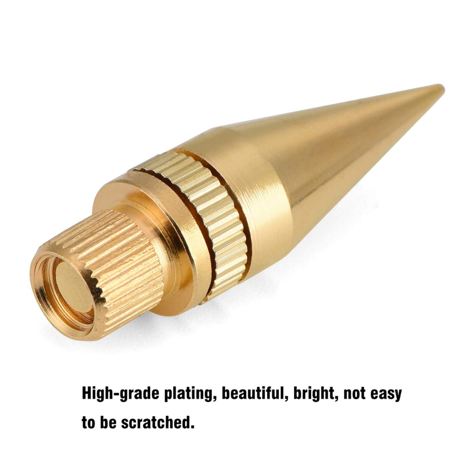 Kuuleyn punte per diffusori 6x36 mm 8 paia sottopunte rame oro