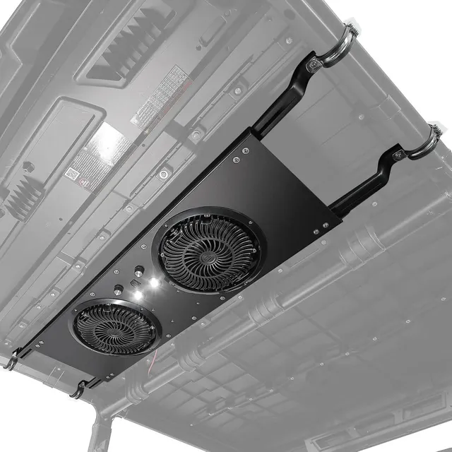 KEMIMOTO ventola tetto UTV 12V 930 CFM con luce LED