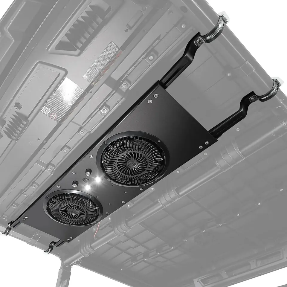 KEMIMOTO ventola tetto UTV 12V 930 CFM con luce LED