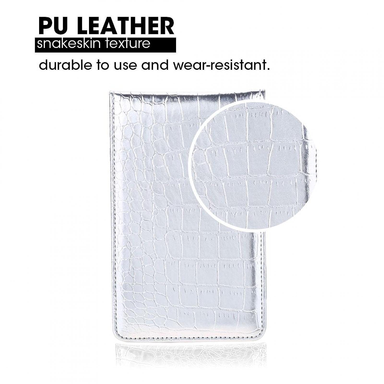 Kuuleyn Portasegnapunti Golf Pelle PU Argento con Matita
