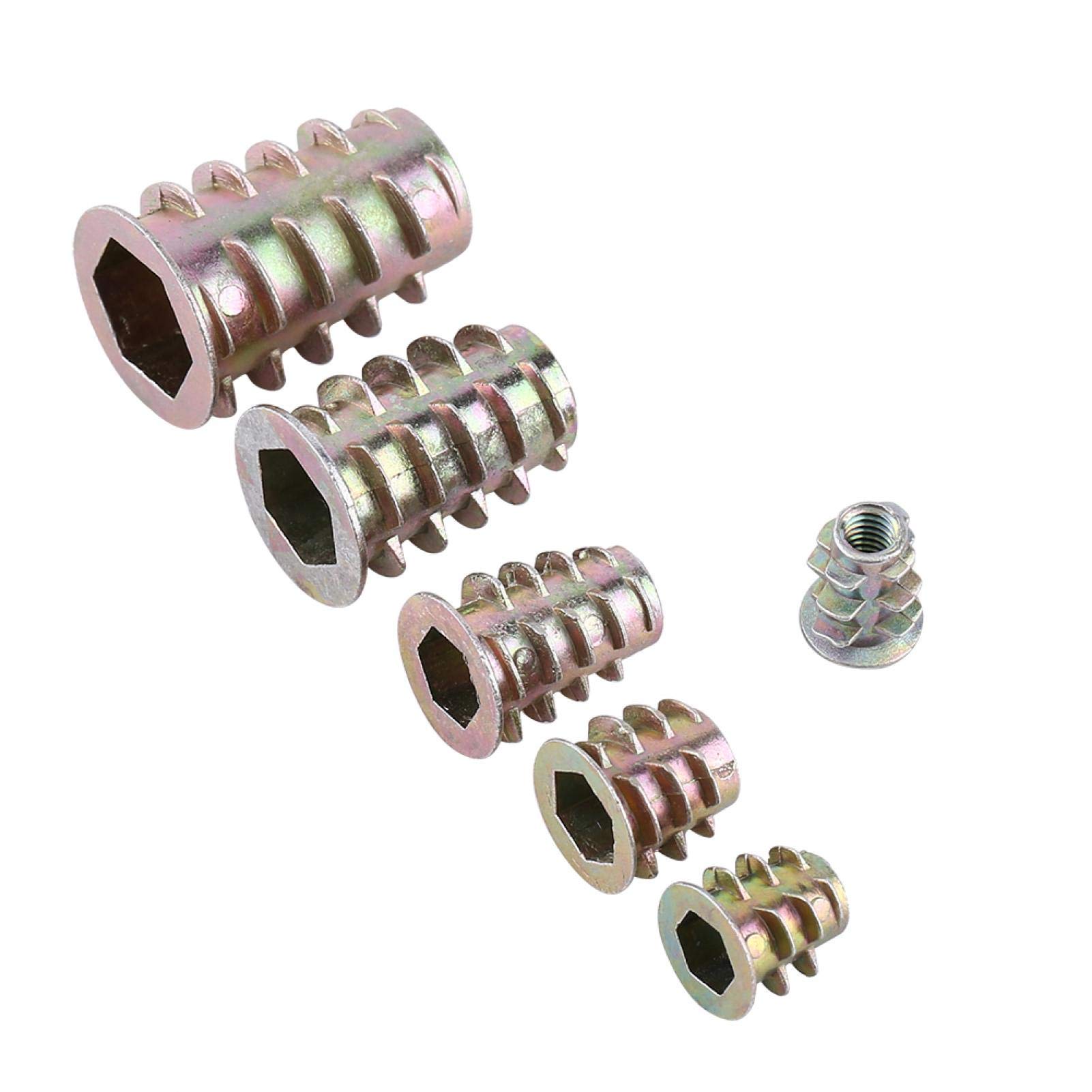 Kuuleyn Dadi Inserti Esagonali M4-M10 Zinco 50 Pezzi