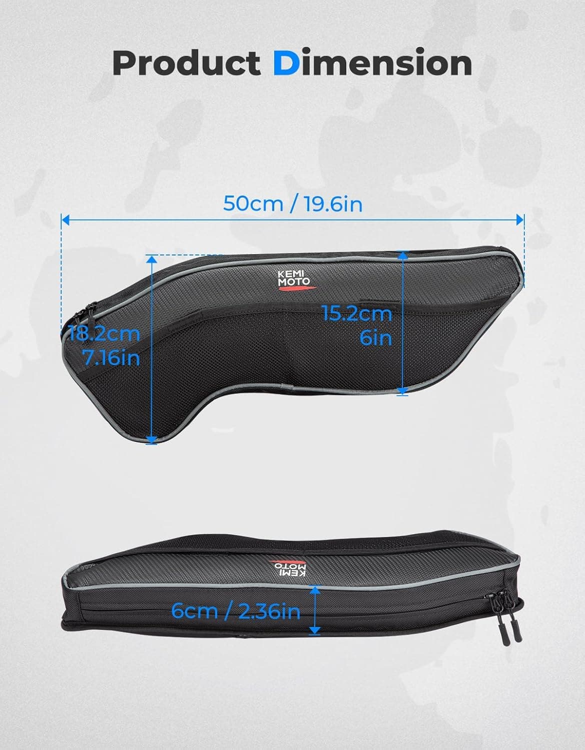 KEMIMOTO Borse Portiera General 1000 2 Pezzi
