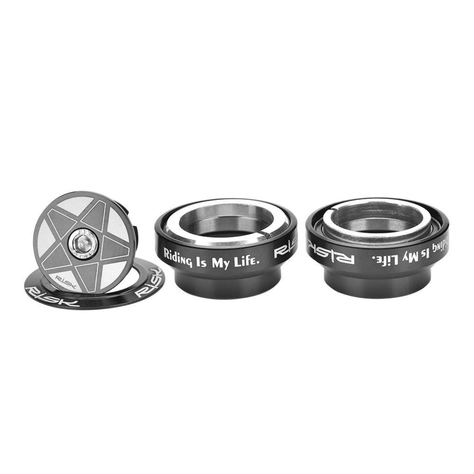 Kuuleyn Serie Sterzo Bici 34 mm per forcella 28,6 mm nera