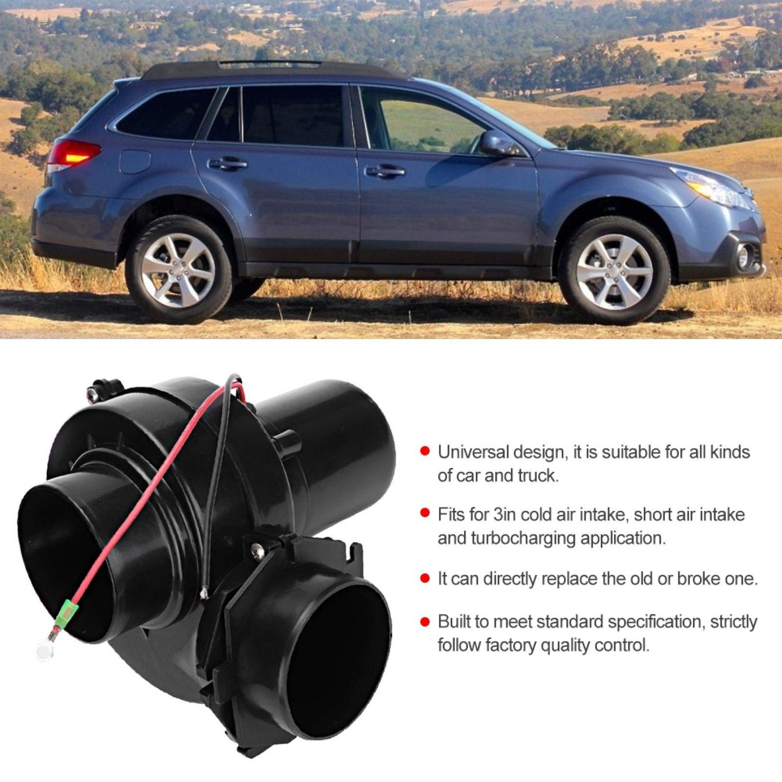 Kuuleyn Turbo Elettrico universale 3 pollici aspirazione
