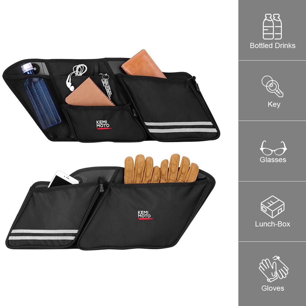 Kemimoto Touring organizer borse laterali moto 2pz divisori