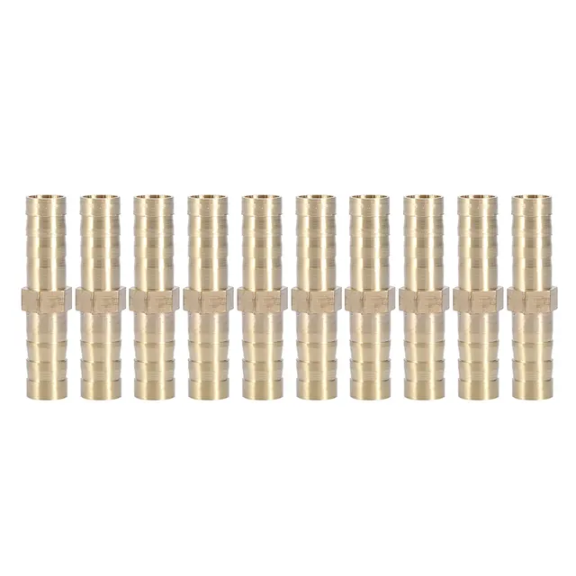 Kuuleyn Raccordo Diritto Ottone 8 mm 10 Pezzi per Tubo