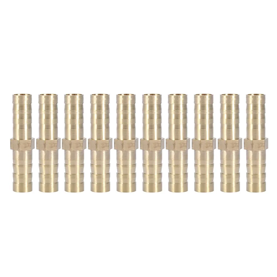 Kuuleyn Raccordo Diritto Ottone 8 mm 10 Pezzi per Tubo