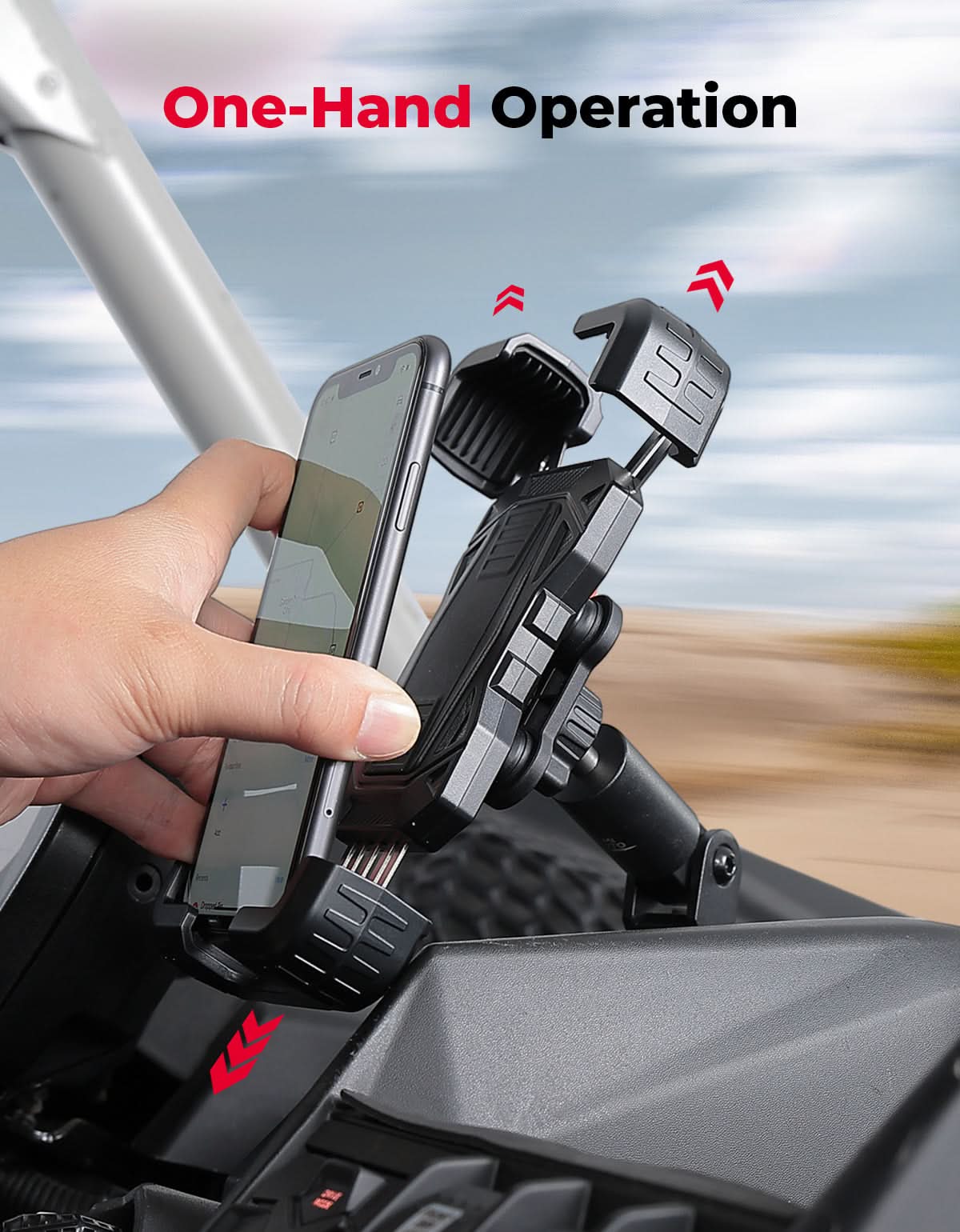 Kemimoto X3 porta telefono alluminio antivibrazione 360°