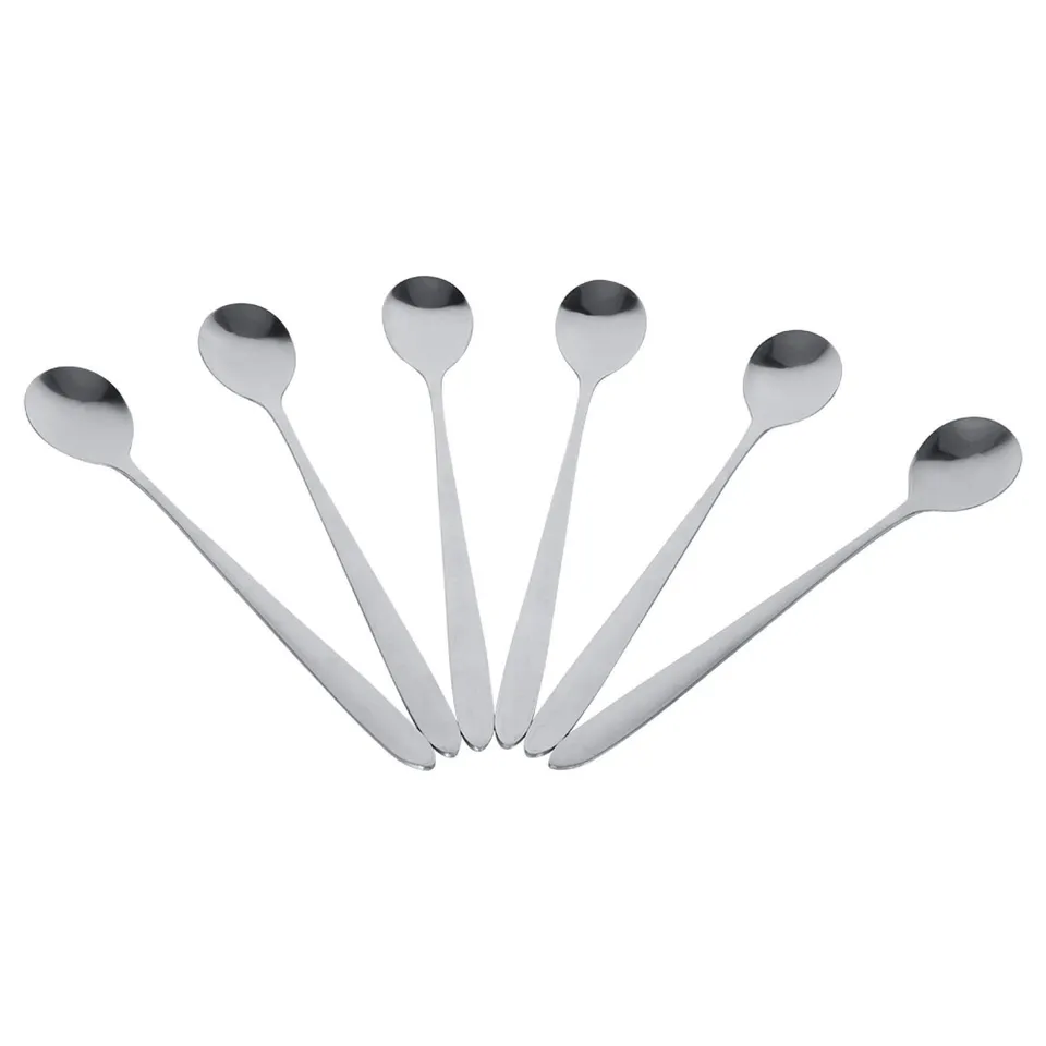 Kuuleyn cucchiai da tavola manico lungo 6 pezzi inox
