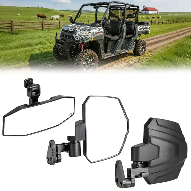 KEMIMOTO Ranger XP 1000 specchietti UTV 3 pezzi antivibrazione