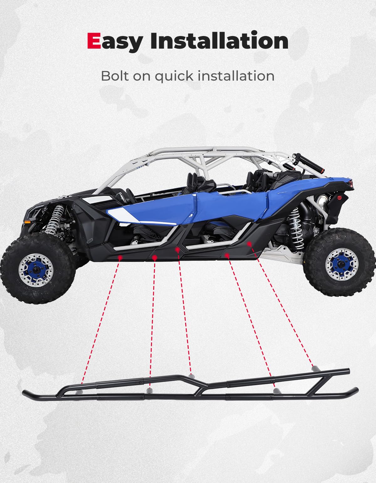 KEMIMOTO Maverick X3 MAX Pedane Laterali Acciaio Coppia