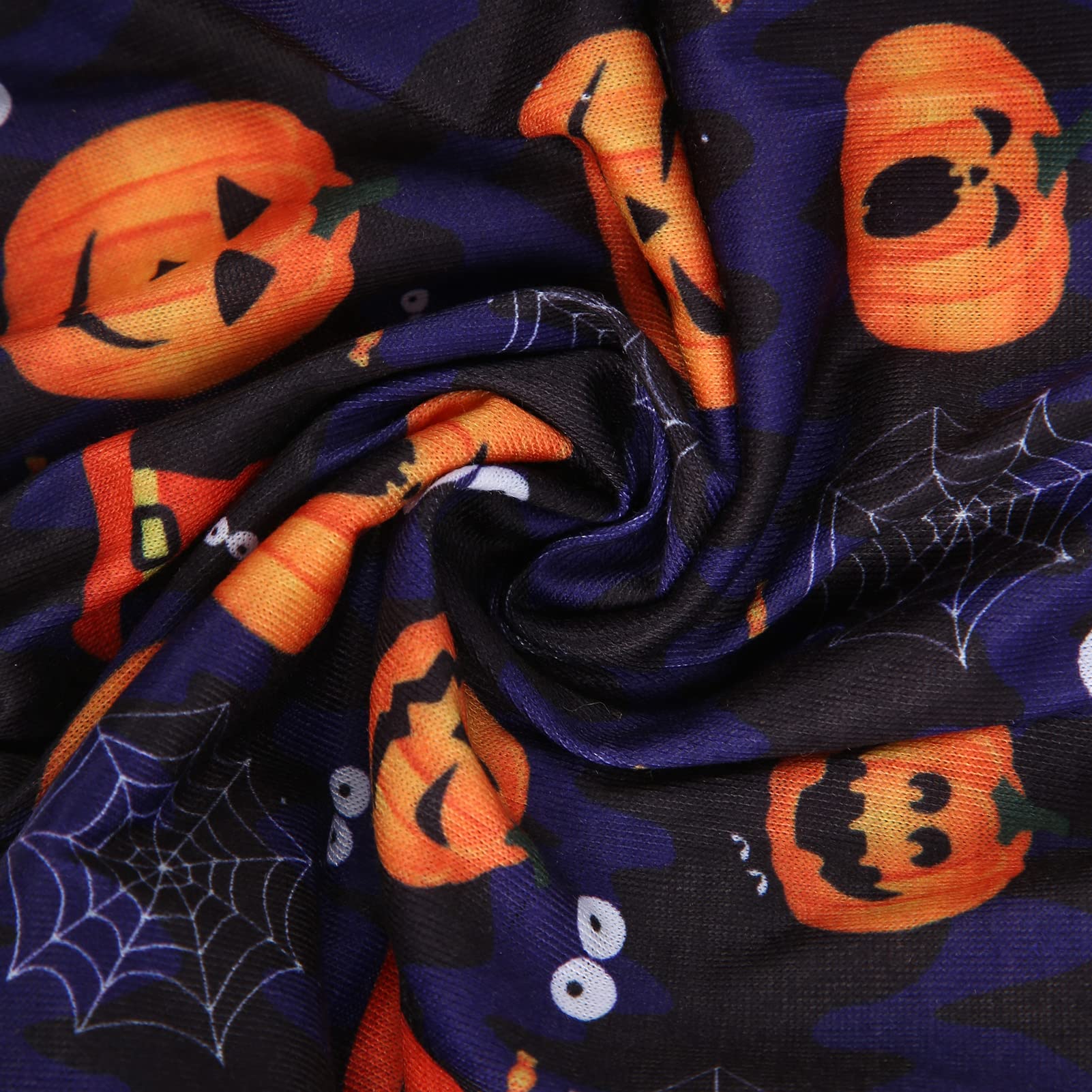 Kuuleyn Vestito Halloween Cane Pipistrello Zucca Taglia M