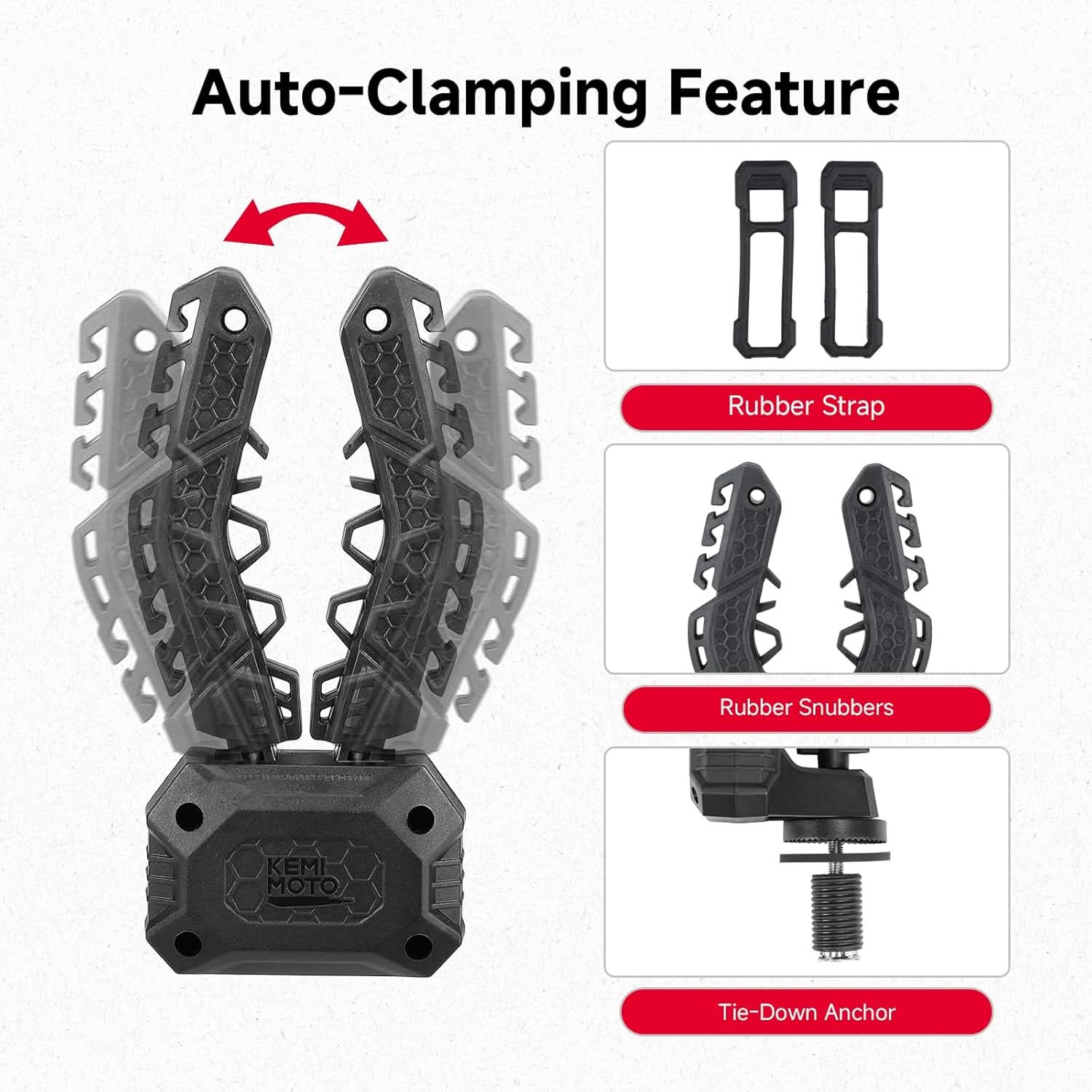 Kemimoto Sportsman RZR portattrezzi caccia rack singolo