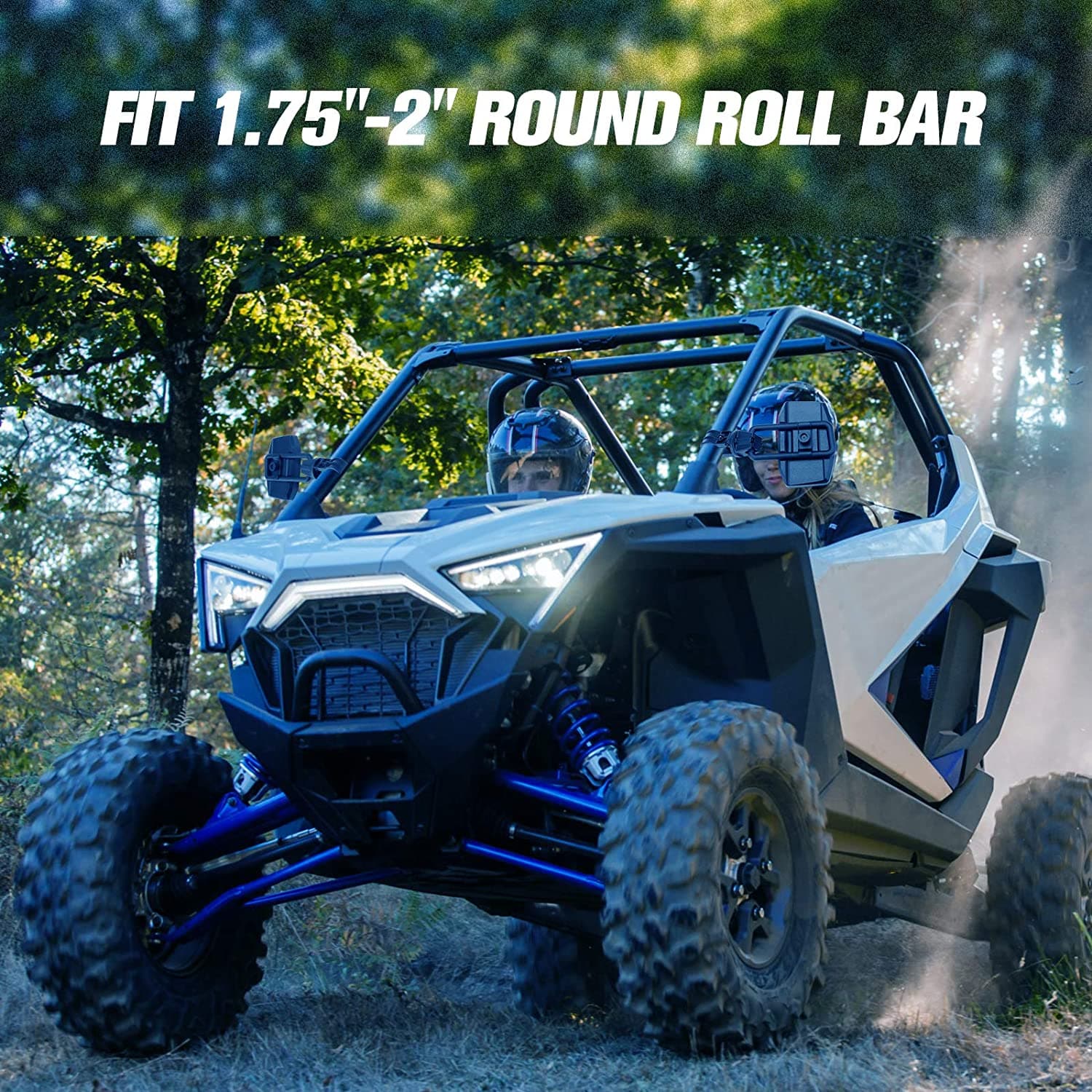 Kemimoto UTV Specchietti Laterali Universali Roll-Bar 44-51mm