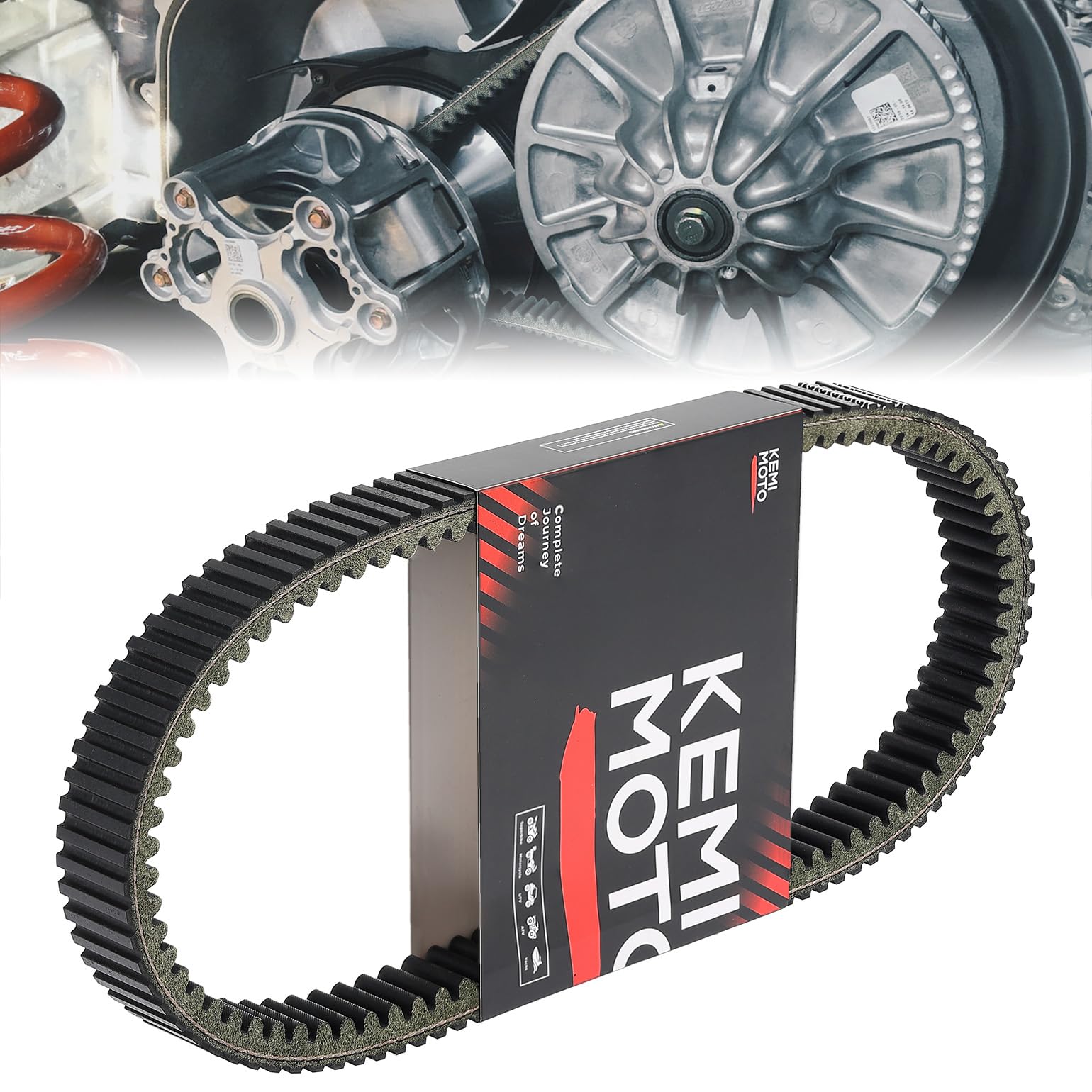 KEMIMOTO RZR PRO XP Cinghia Trasmissione Carbonio Rinforzata