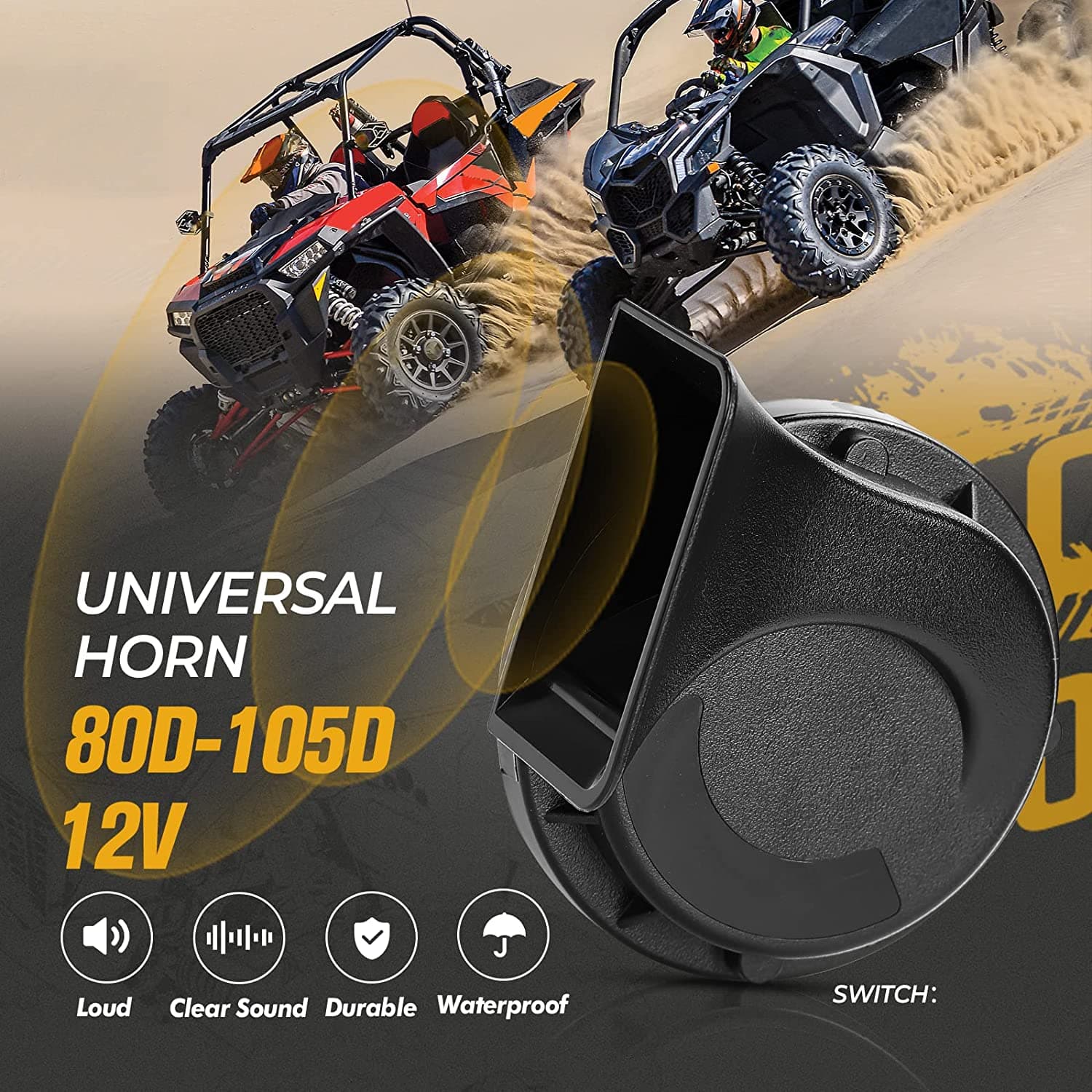 Kemimoto Kit Frecce UTV Universale con Clacson 105dB