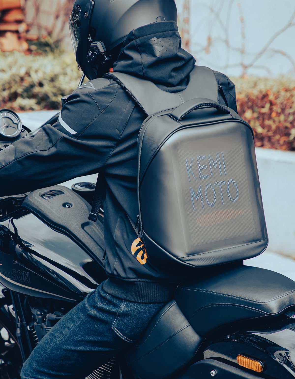 KEMIMOTO LED zaino moto programmabile impermeabile