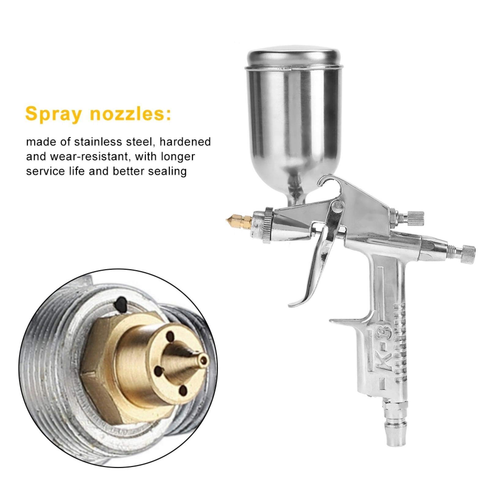 Kuuleyn 0,5 mm pistola a spruzzo pneumatica 150 ml acciaio