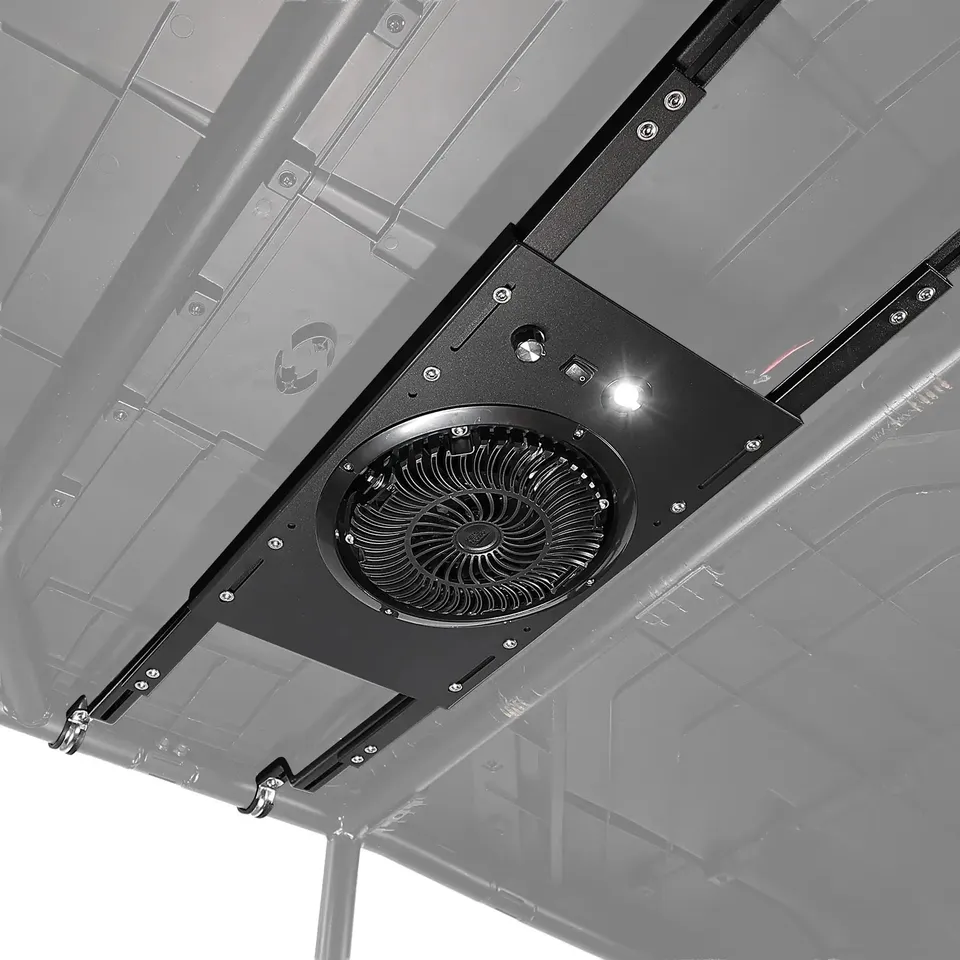 KEMIMOTO ventola tetto UTV 40W con luce LED velocità variabile