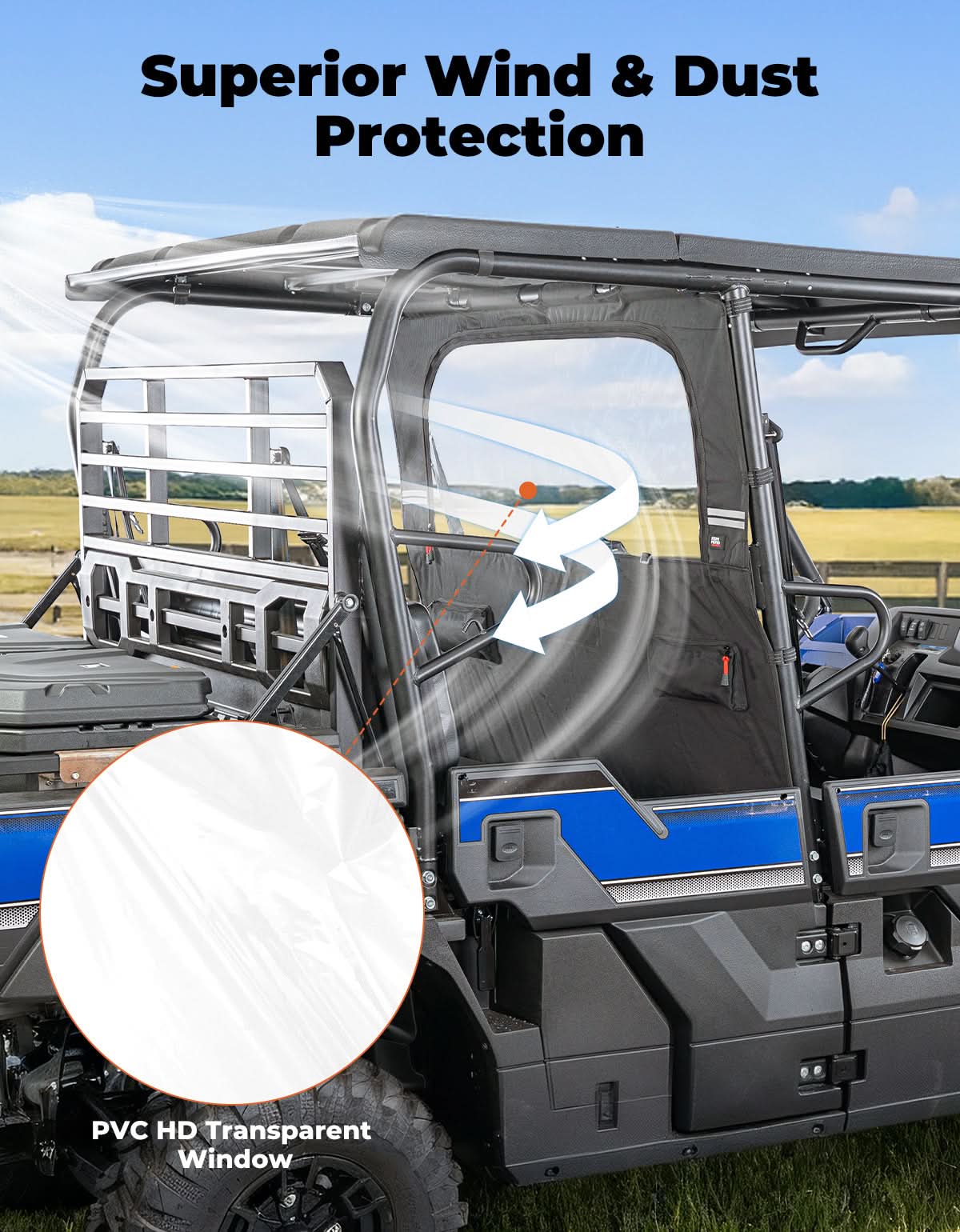 Kemimoto Mule PRO-FXT lunotto posteriore morbido con tasche