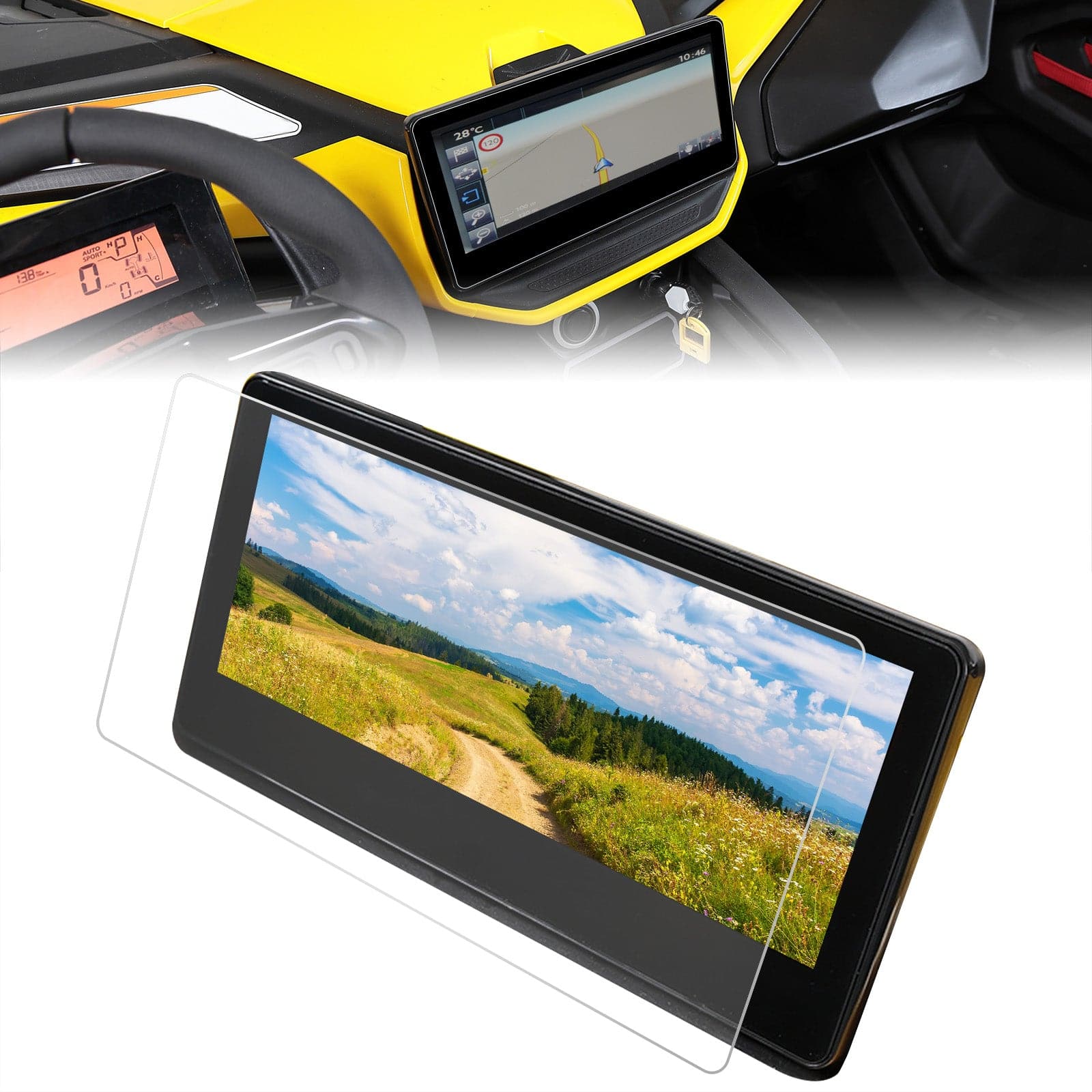 KEMIMOTO Maverick R pellicola display vetro 10,25 pollici