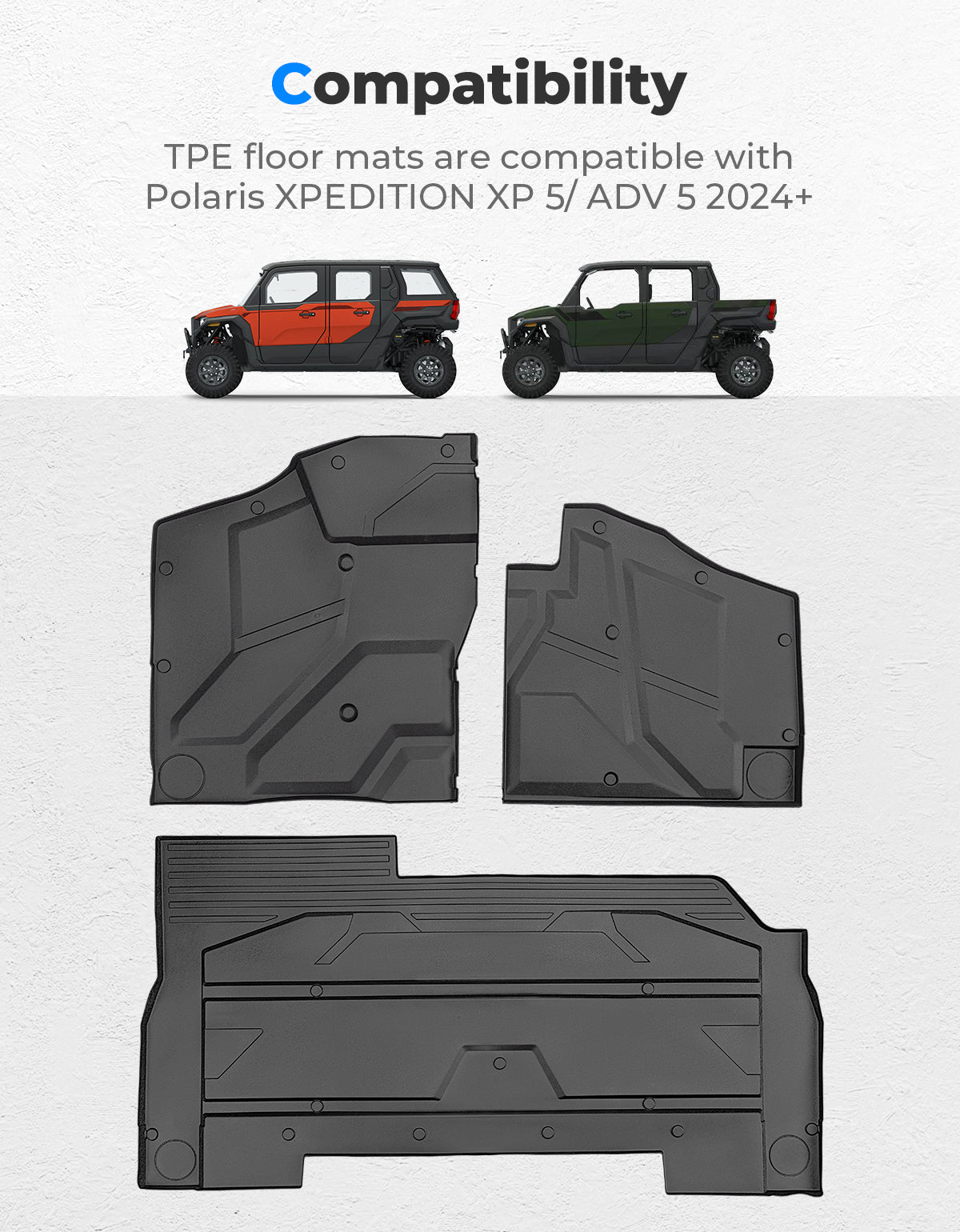 KEMIMOTO Xpedition XP 5 tappetini TPE anteriori posteriori