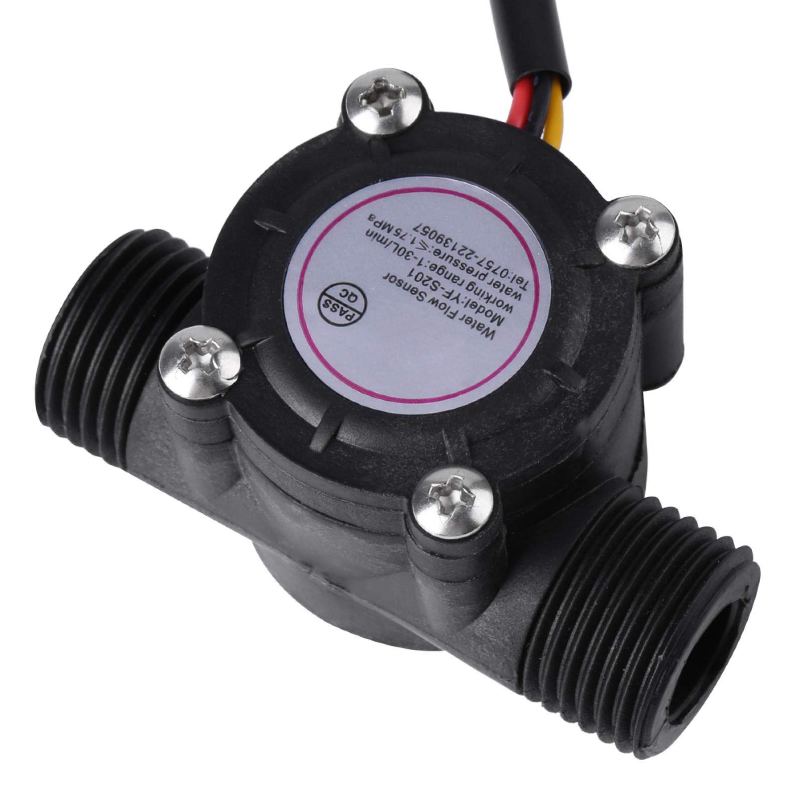 Kuuleyn DN15 G1/2 sensore flusso acqua Hall 1-30 L/min alta precisione