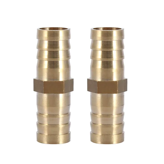 Kuuleyn Raccordo Diritto Ottone 14 mm 2 Pezzi per Tubo